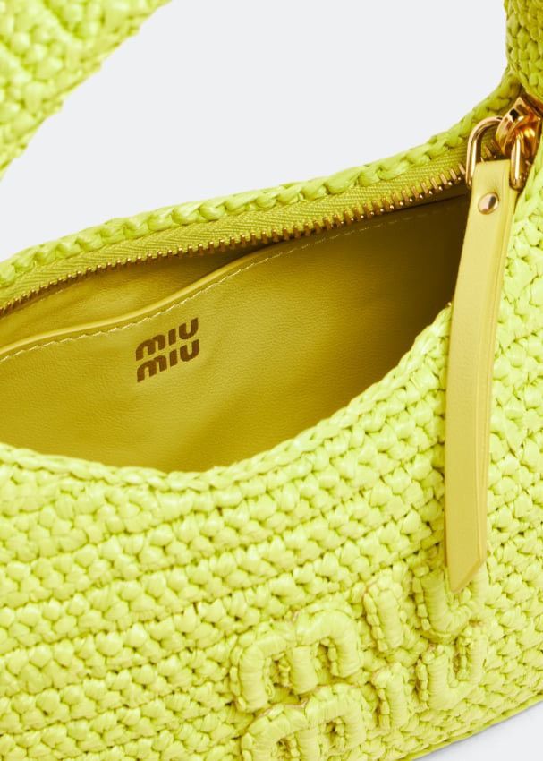 Miu Miu Miu Miu Wander crochet hobo bag Size ONE SIZE - 4 Thumbnail