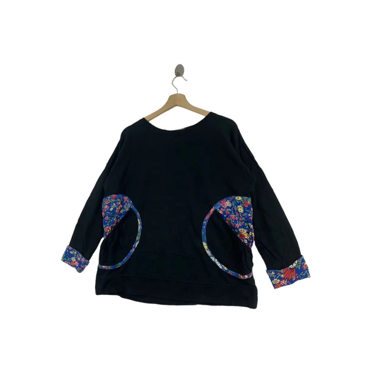Issey Miyake Vtg ISSEY MIYAKE Tsumori Chisato Patch Pocket Floral Sweater Size XL / US 12-14 / IT 48-50 - 4 Thumbnail
