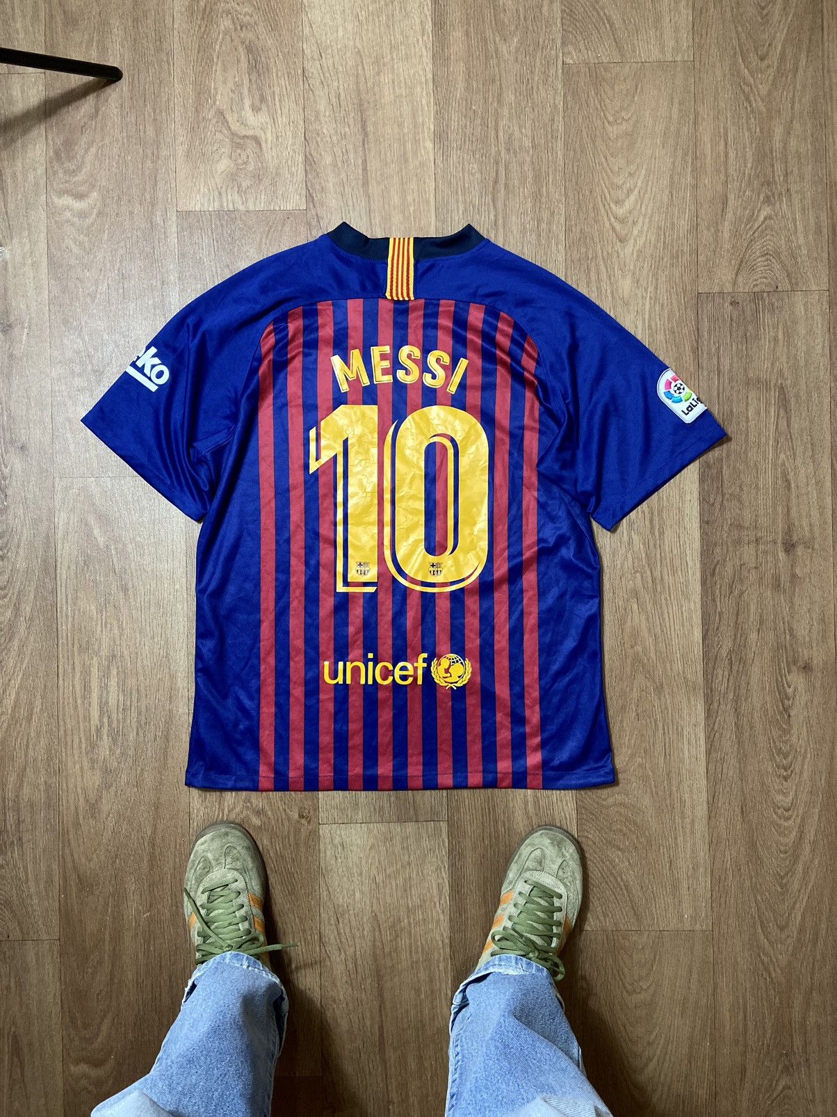 FC Barcelona Messi 10 ジャージ Messi 10 FC Barcelona 2009 Final Roma Champions League