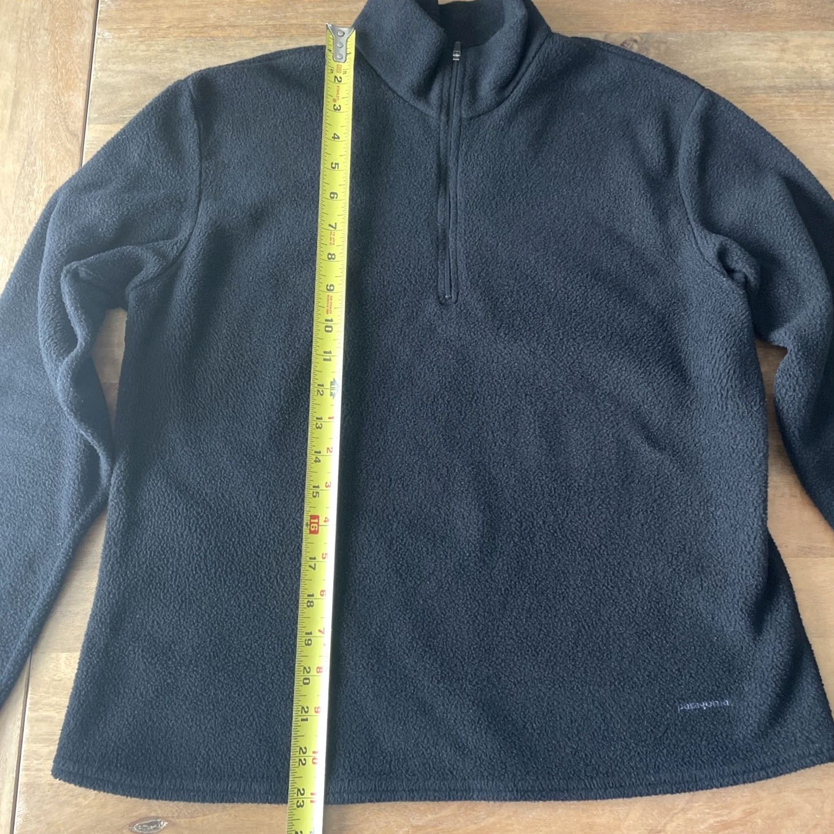 Patagonia VINTAGE Patagonia Capliene Expedition Weight Fleece Zip-T Pullover Womens Medium Black 90s Outdoor Hiking Size M / US 6-8 / IT 42-44 - 7 Thumbnail