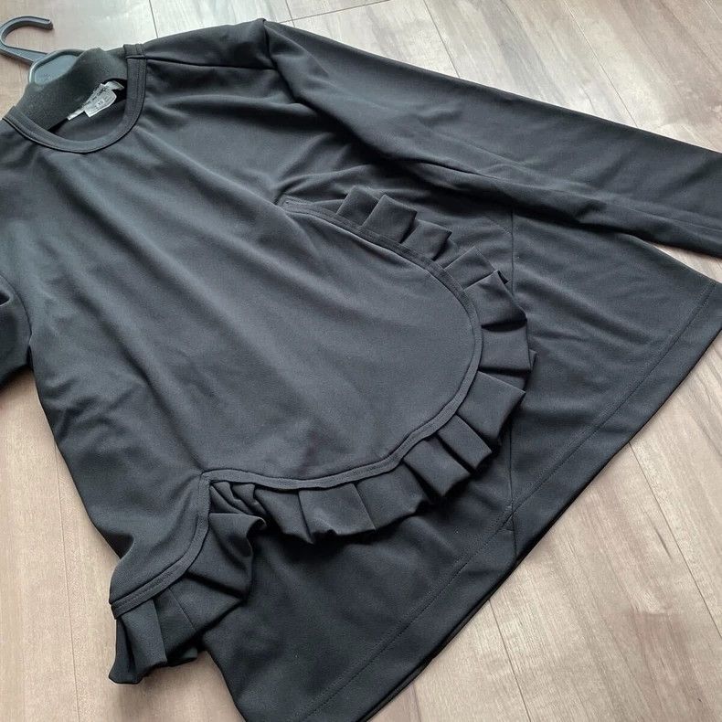 Comme des Garcons Comme Des Garcons Mainline Ruffle Long Sleeve T-shirt Size XS / US 0-2 / IT 36-38 - 4 Thumbnail