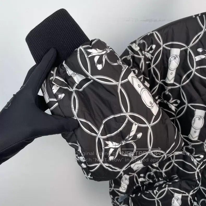 Hermes Hermes Rope Printed Diamond Quilted Two-Sided Wearable Dow Size XS / US 0-2 / IT 36-38 - 7 Thumbnail