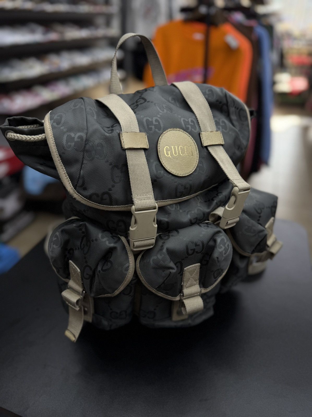 Gucci Gucci Grey Off The Grid Backpack $2220 Retail Size ONE SIZE - 4 Thumbnail