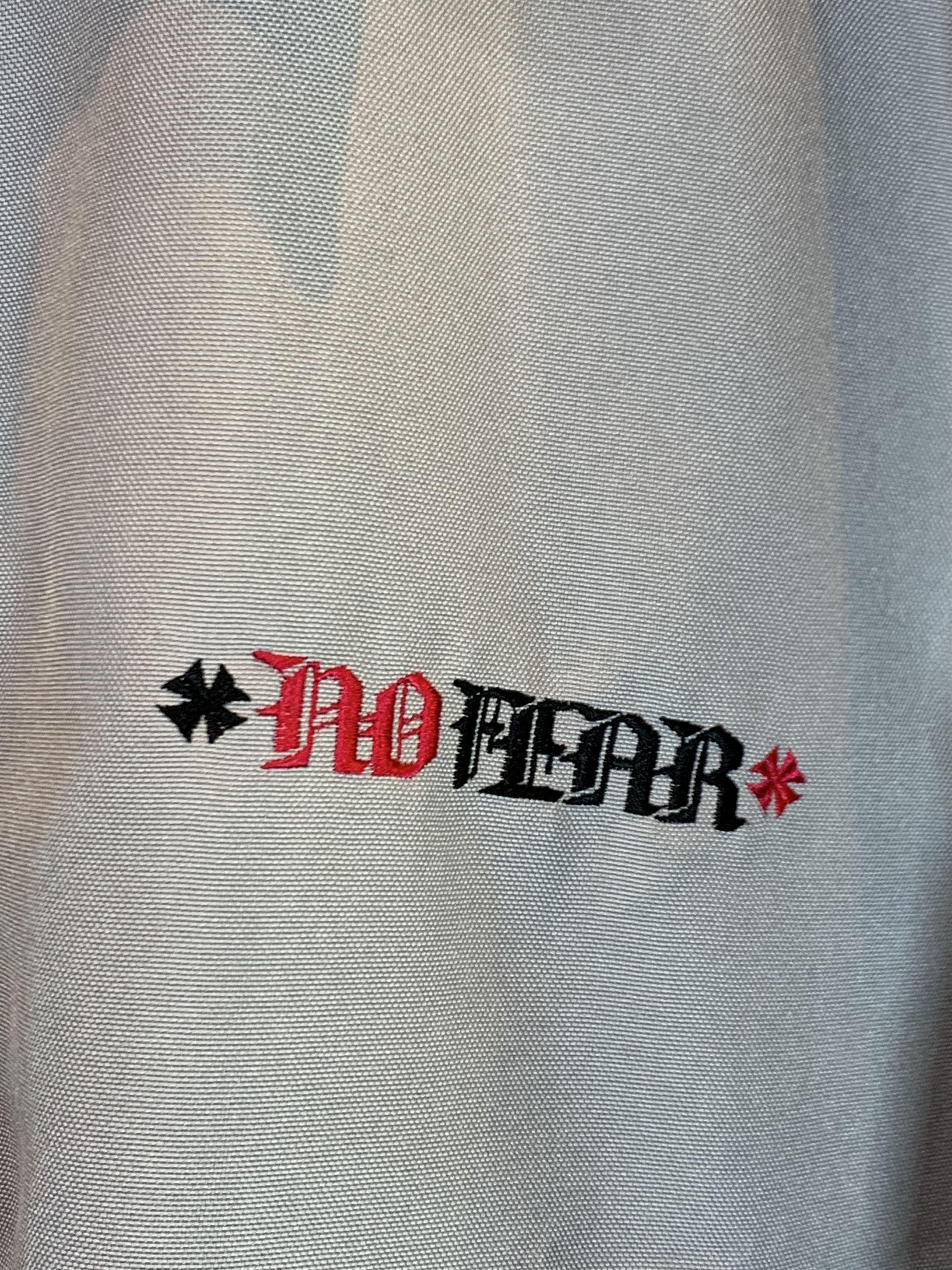 No Fear *RARE* No Fear Iron Cross Flame Biker Embroidered Zip Jacket Size US L / EU 52-54 / 3 - 7 Thumbnail