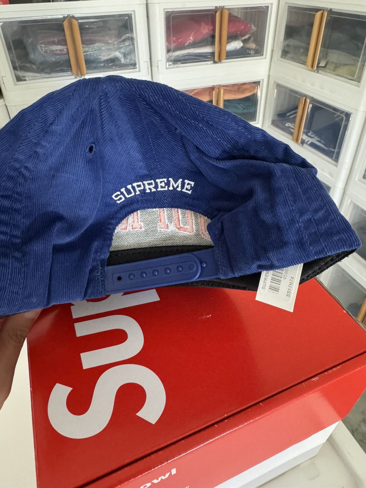 Champion × Supreme Supreme Champion Corduroy Hat Size ONE SIZE - 2 Thumbnail