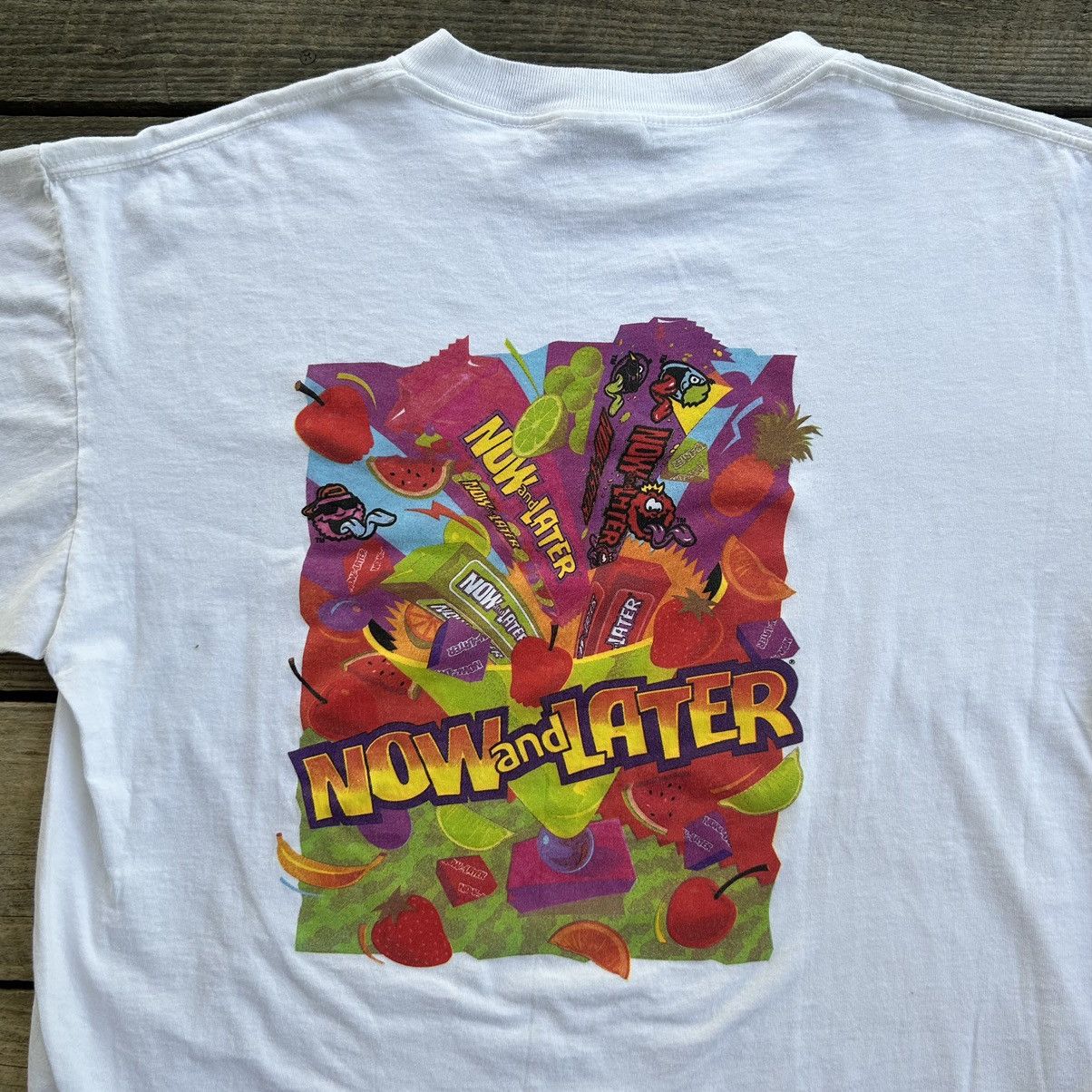 Vintage Vintage 90s Now And Later Candy Promo Graphic T Shirt Size US XL / EU 56 / 4 - 2 Thumbnail