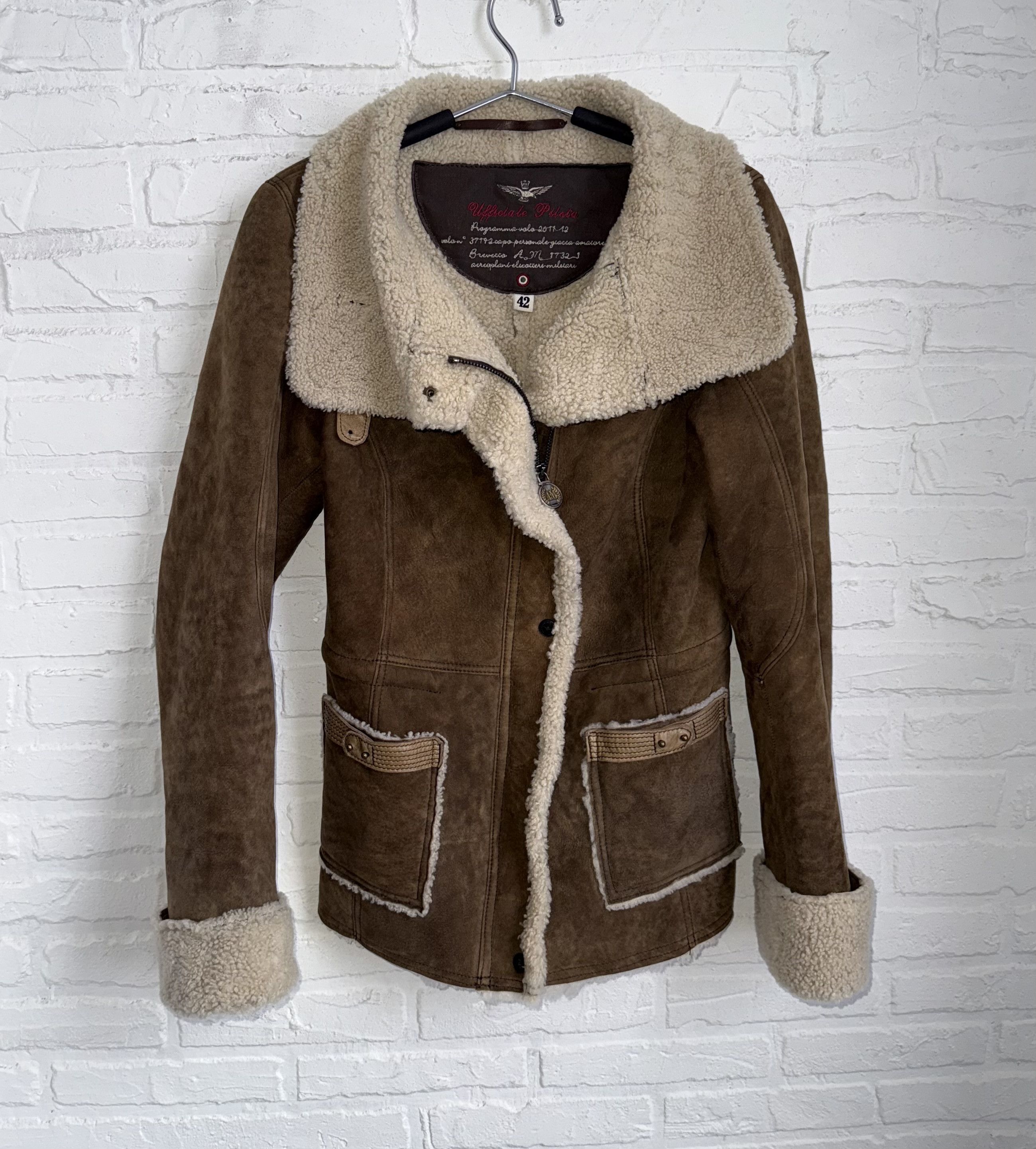 Aeronautica Militare Aeronautica Militare montone shearling jacket Size S / US 4 / IT 40 - 1 Thumbnail
