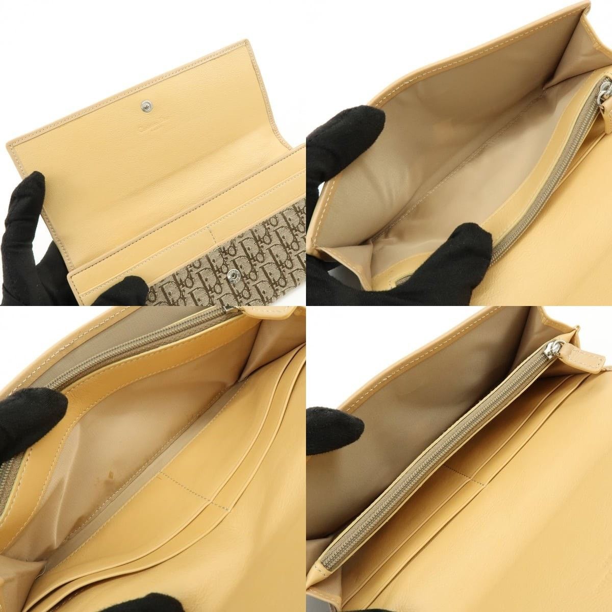 Christian Dior Monsieur Christian Dior Trotter Oblique Wallet Brown Size ONE SIZE - 6 Thumbnail