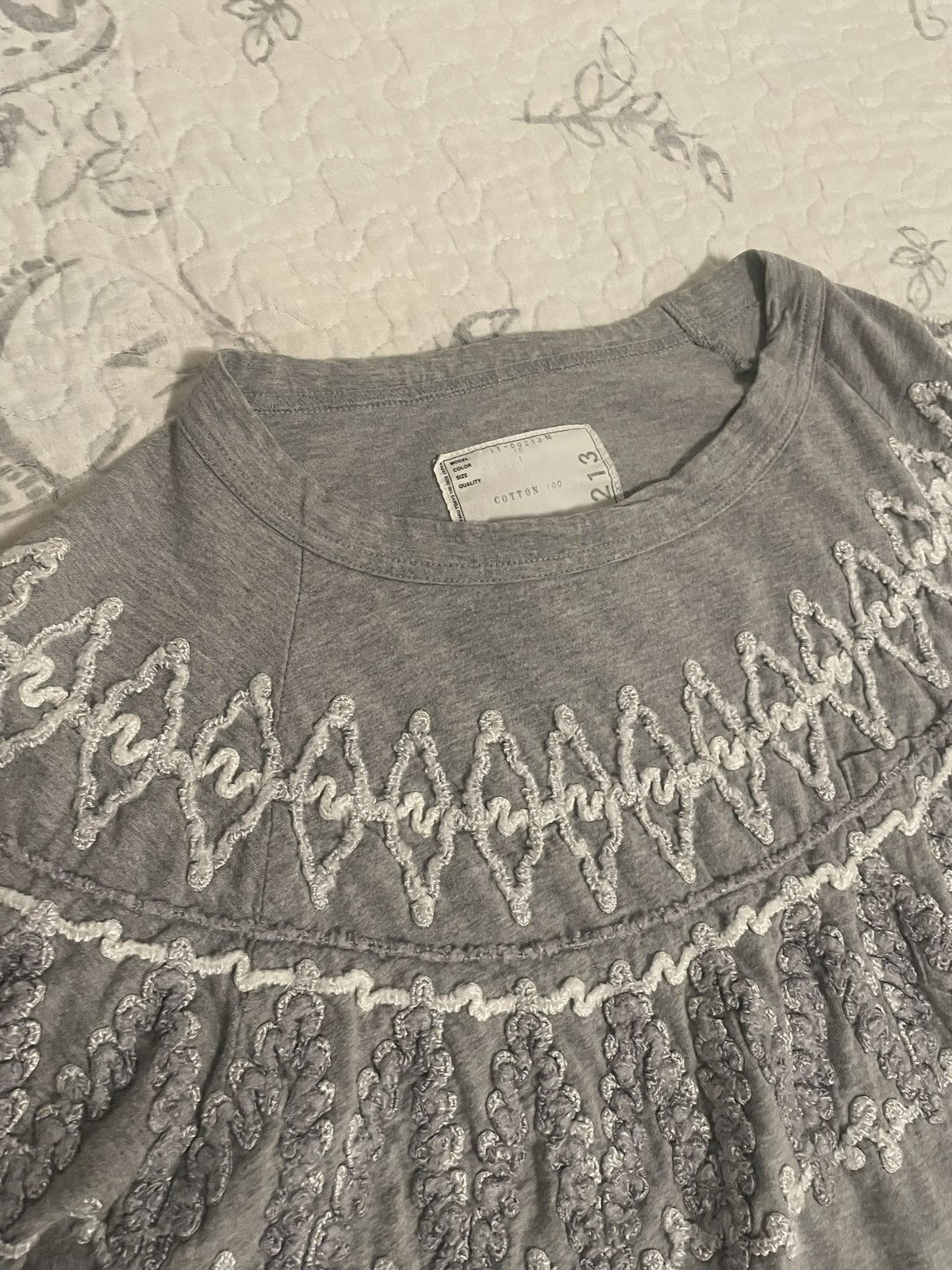 Sacai Rare Sacai Grey ifsixwasnine style shirt Size US S / EU 44-46 / 1 - 3 Thumbnail