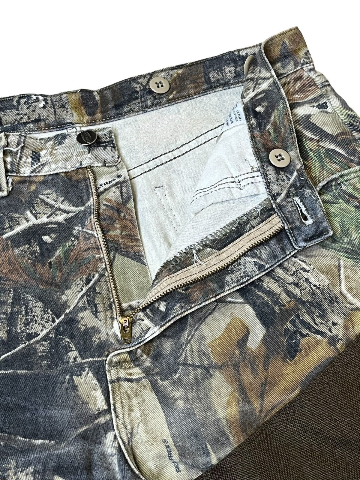 Wrangler VINTAGE WRANGLER PRO GEAR UPLAND REAL TREE CAMO JEANS Size US 33 - 9 Thumbnail