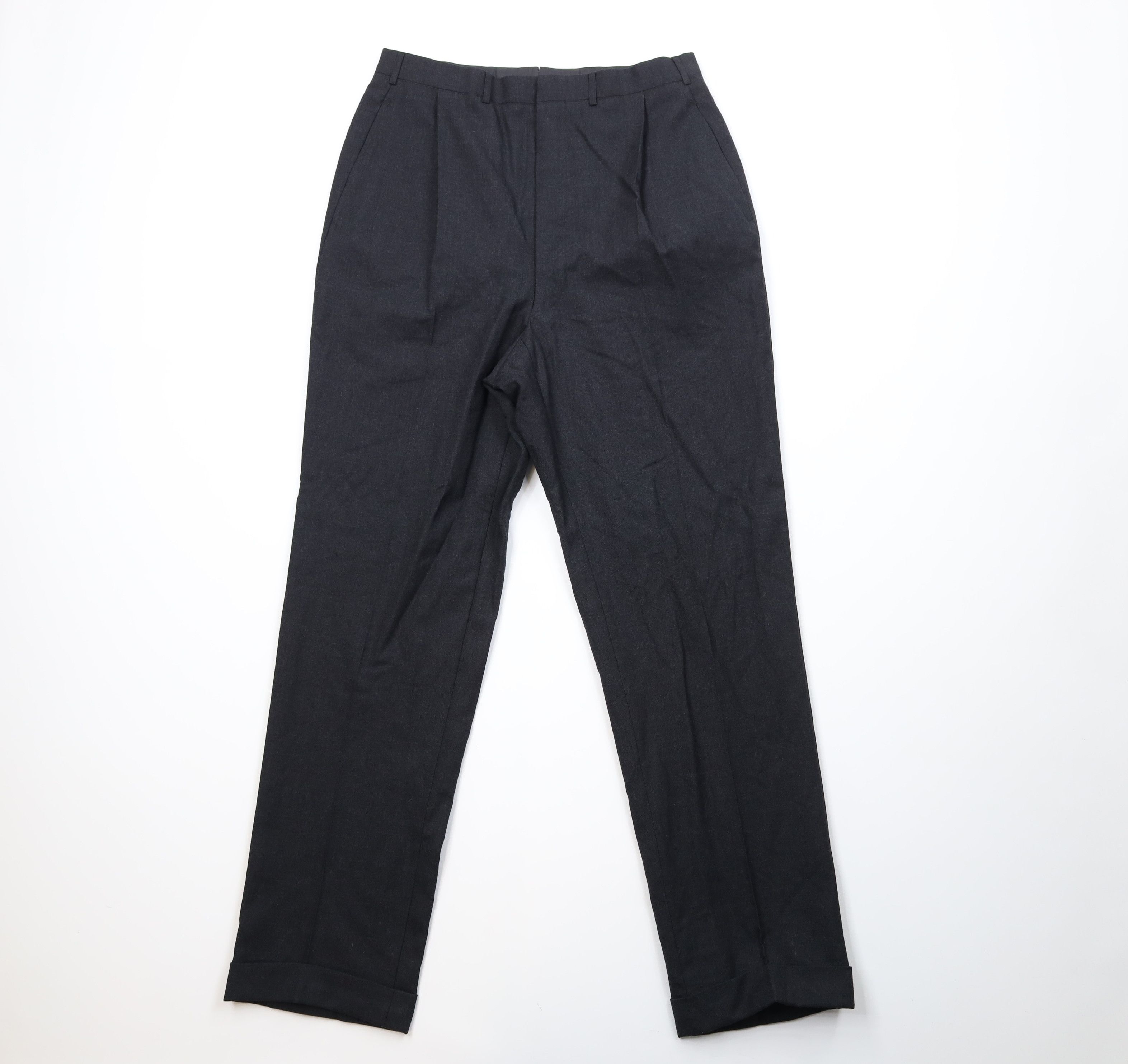 Vintage Vintage 50s Hollywood Regency Gabardine Heavy Chino Pants Size US 32 / EU 48 - 1 Thumbnail