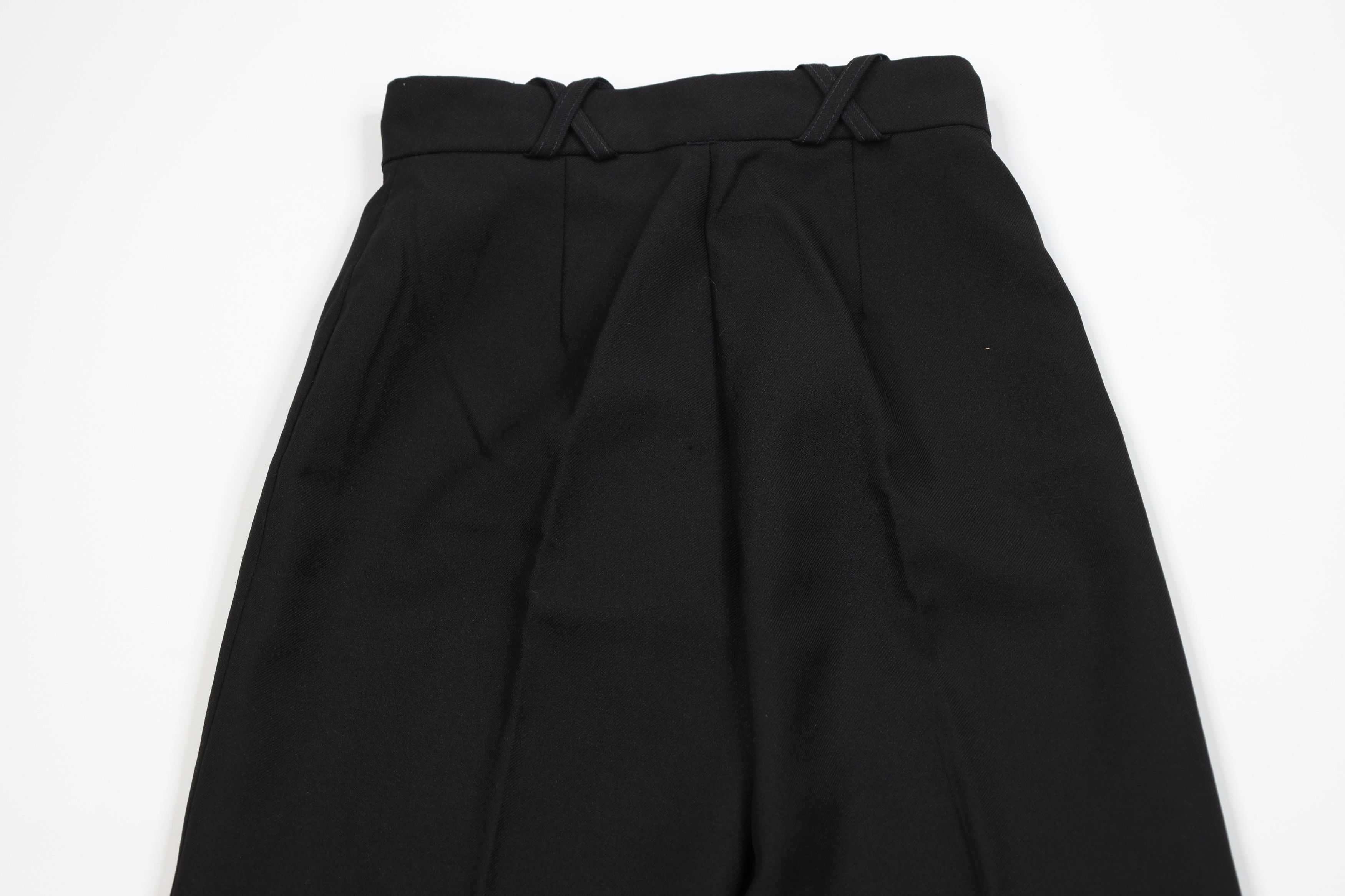 Vintage Vintage 60s 70s Streetwear Wide Leg Bell Bottoms Pants Black Size 25" / US 0 / IT 36 - 10 Thumbnail