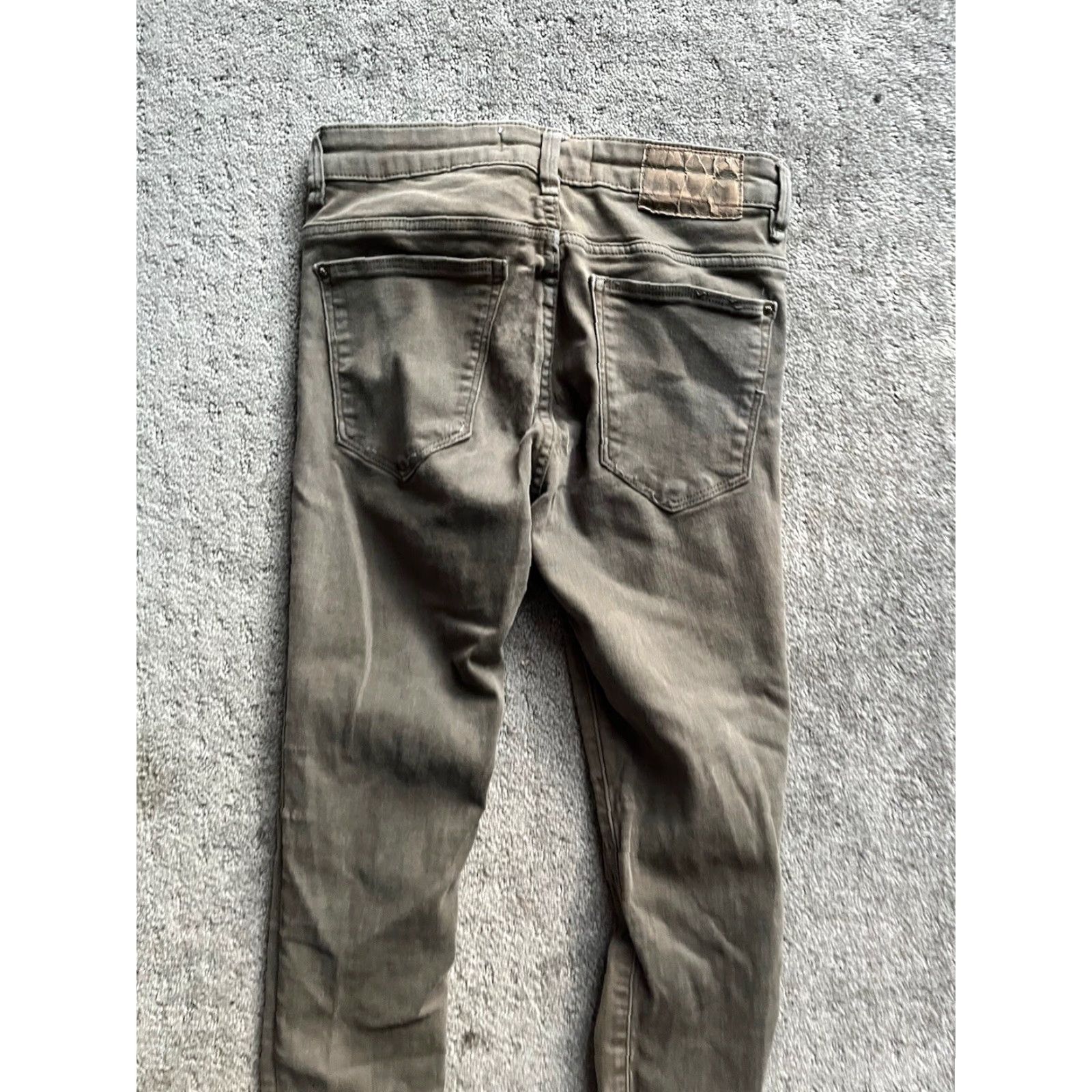 Zara Zara Trafaluc Women's Brown Skinny Jeans Size 4 Slim Fit Denim 5-Pocket Machine Washable Size 27" / US 4 / IT 40 - 4 Thumbnail