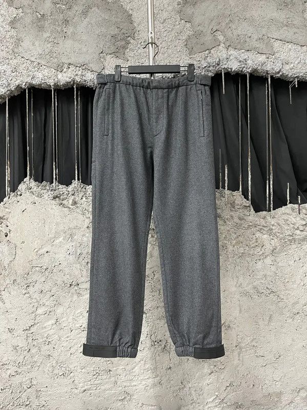 Prada Prada Gray Wool Men's Casual Pants Size US 32 / EU 48 - 1 Thumbnail