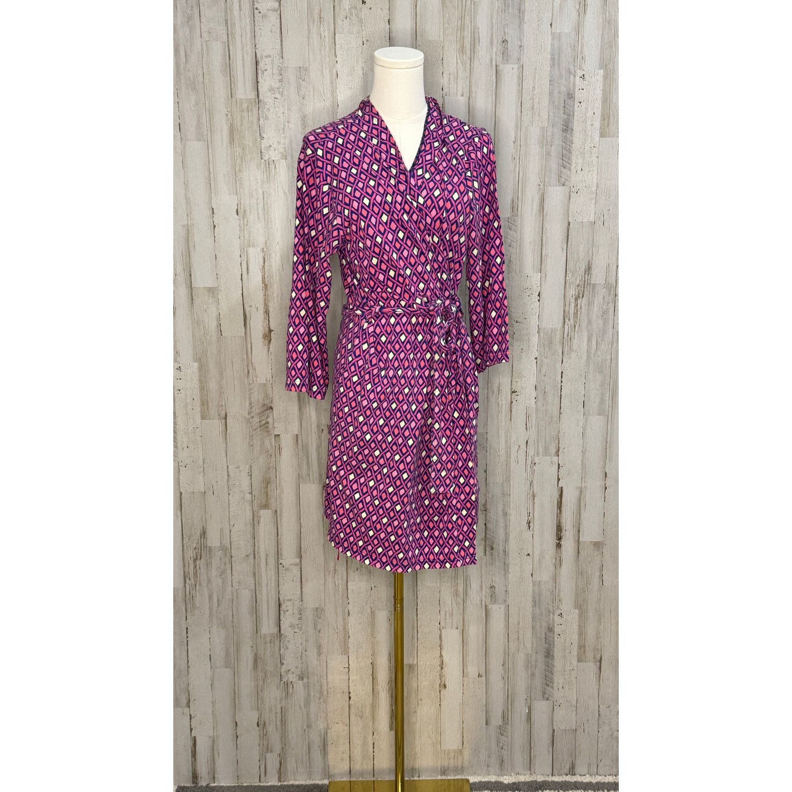Vera Bradley Vera Bradley Women's Geometric Robe Size S/M Multicolor Size ONE SIZE - 1 Thumbnail