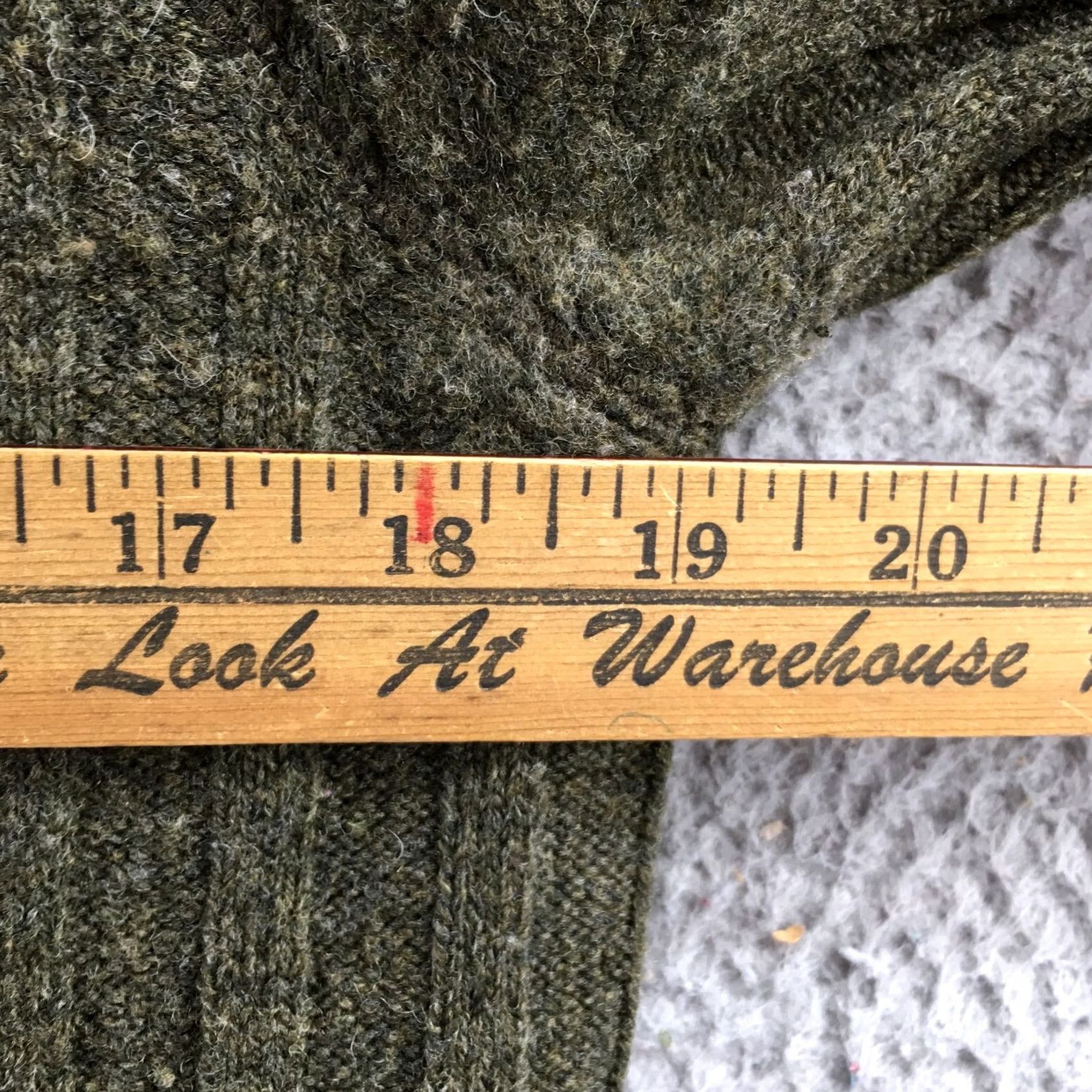 Abercrombie & Fitch Abercrombie & Fitch Sweater Womens L Green Wool Blend Long Sleeve Turtleneck Size L / US 10 / IT 46 - 6 Thumbnail