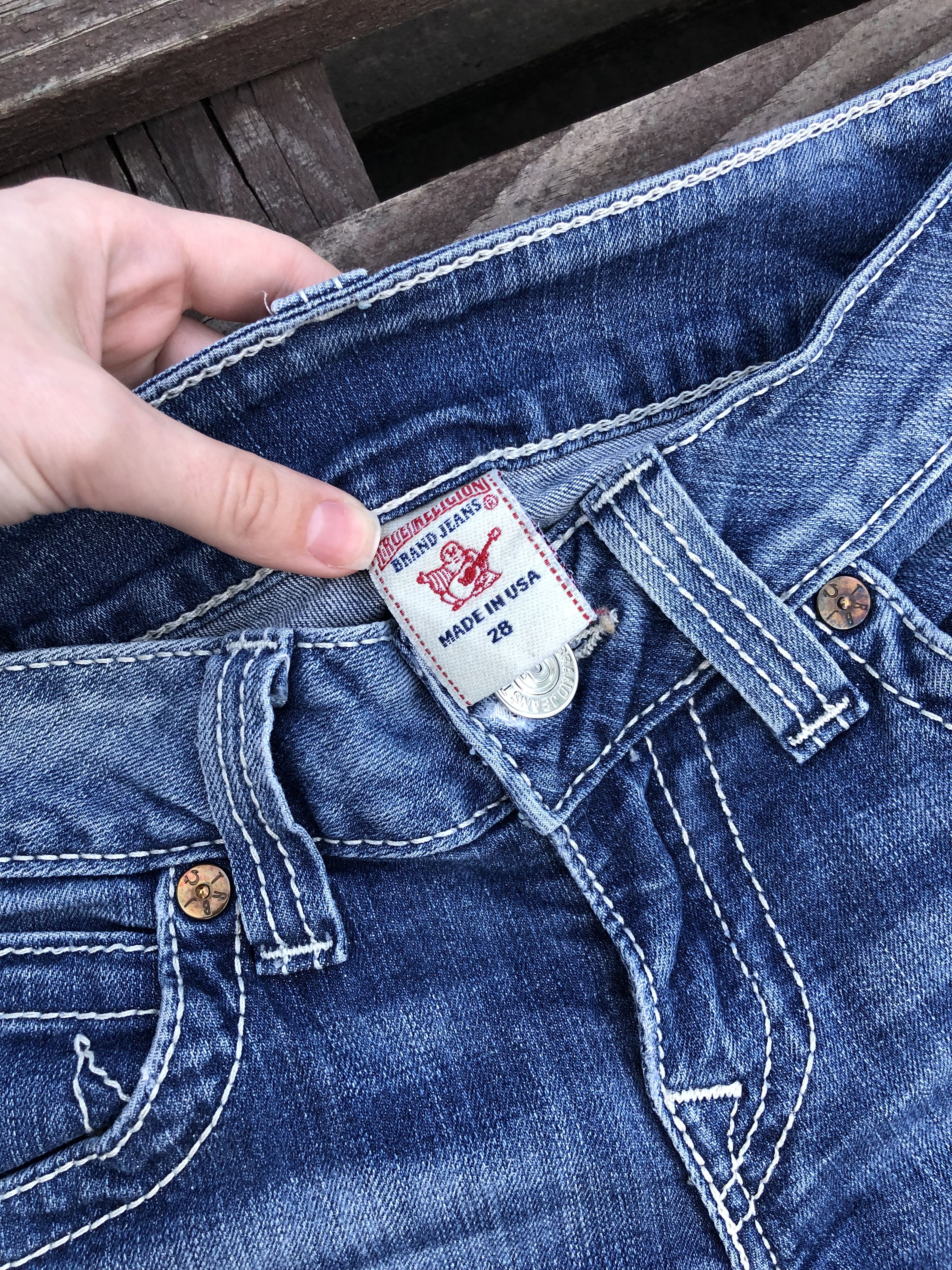True Religion Vintage Y2K True Religion Straight Denim Jeans Size 28 Size 28" / US 6 / IT 42 - 4 Thumbnail