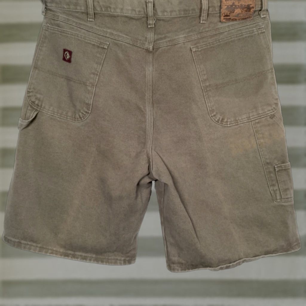 Wrangler VINTAGE Wrangler VF Jeanswear Carpenter Shorts Men's Regular 40 Army Green Denim 5-Pocket USA Size US 40 / EU 56 - 1 Thumbnail