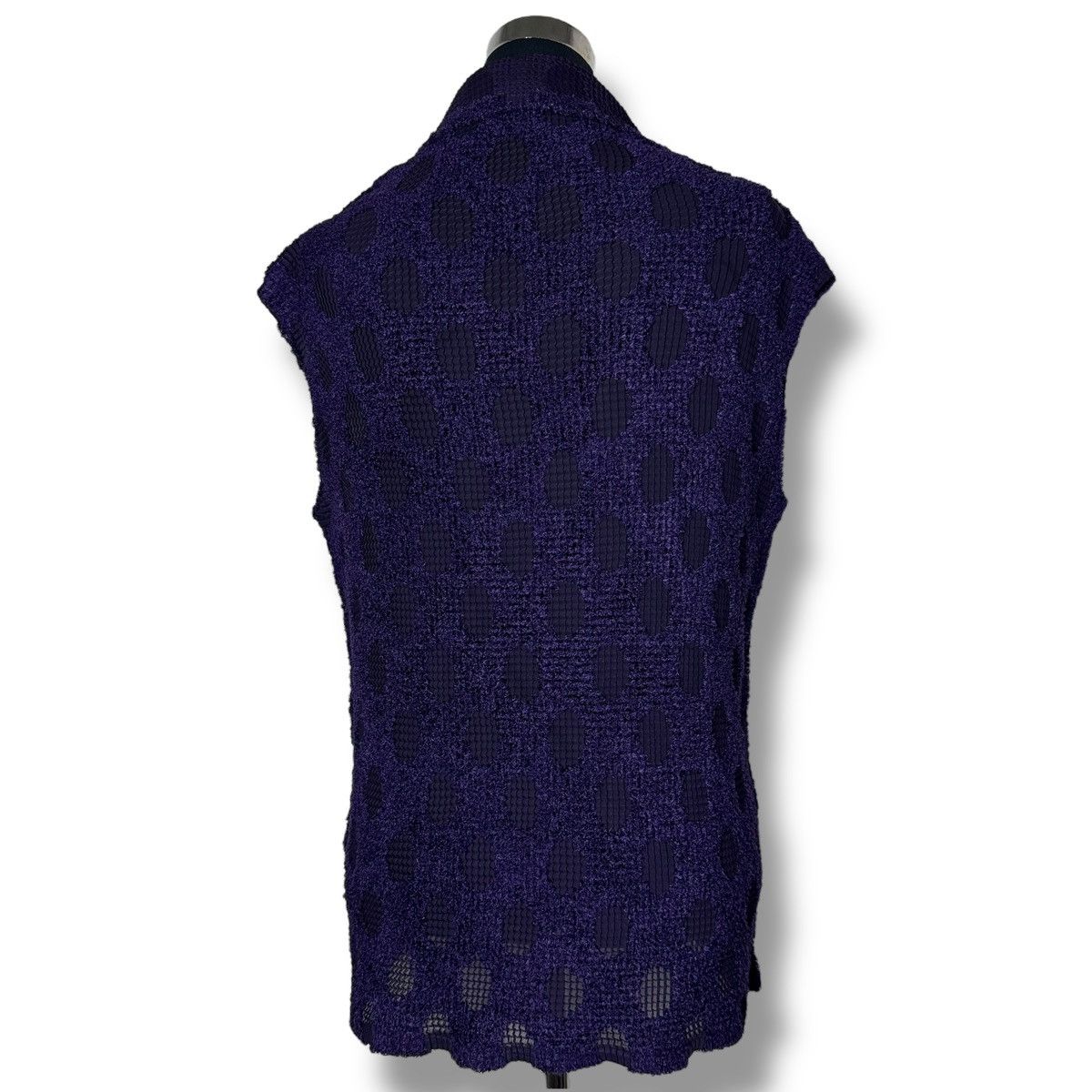 Issey Miyake 80’s SAMPLE IsseyMiyake Pleated Mesh Mini Dress Size ONE SIZE - 2 Thumbnail