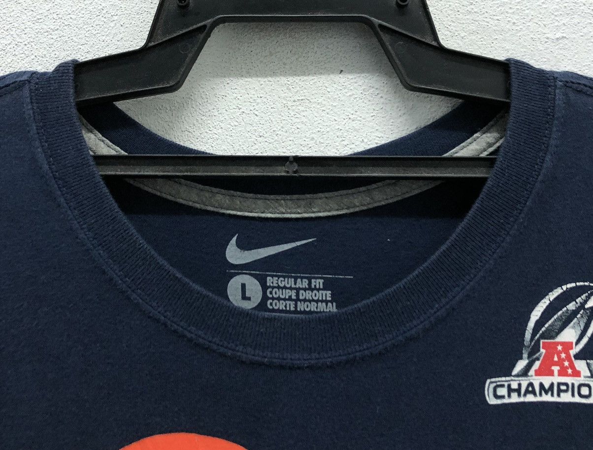 Nike Vintage Nike Denver Broncos 2013 Afc Champions T-Shirt Size US L / EU 52-54 / 3 - 5 Thumbnail