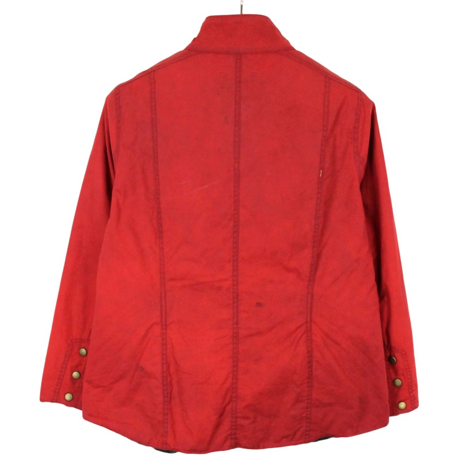 Barbour BARBOUR Winter Ferndown Jacket Women UK 16 High Neck Lined Two Way Zip Red Jacket Size XXL / US 16-18 / IT 52-54 - 2 Thumbnail