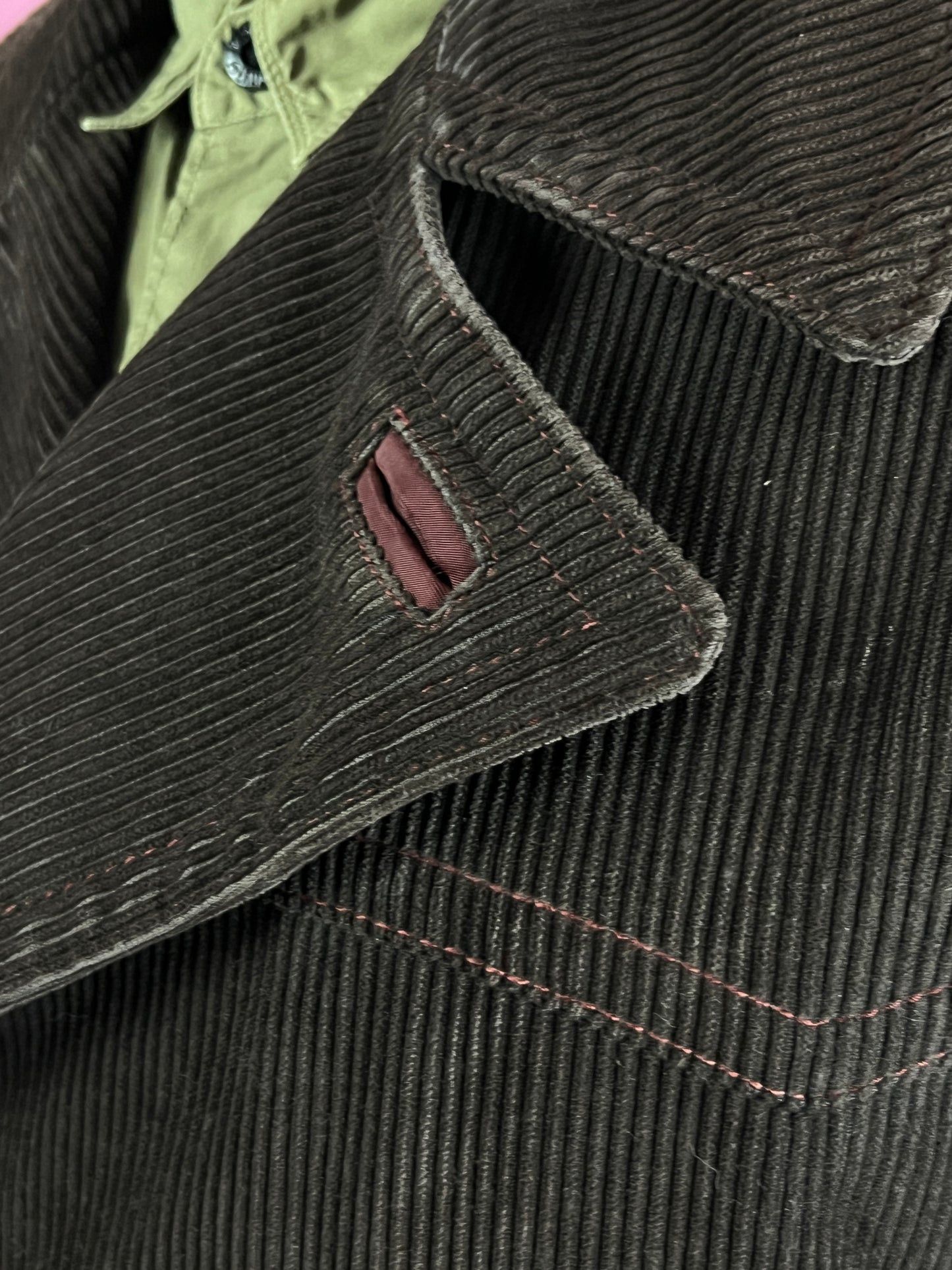 Hugo Boss Hugo Boss Men's Corduroy Peaсoat - L Size US L / EU 52-54 / 3 - 4 Thumbnail