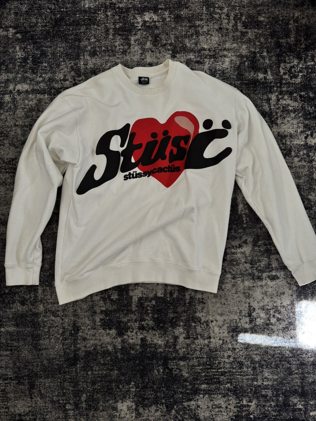 Cactus Plant Flea Market × Stussy Stussy x Cactus Plant Flea Market Heart Sweater Size US L / EU 52-54 / 3 - 2 Thumbnail
