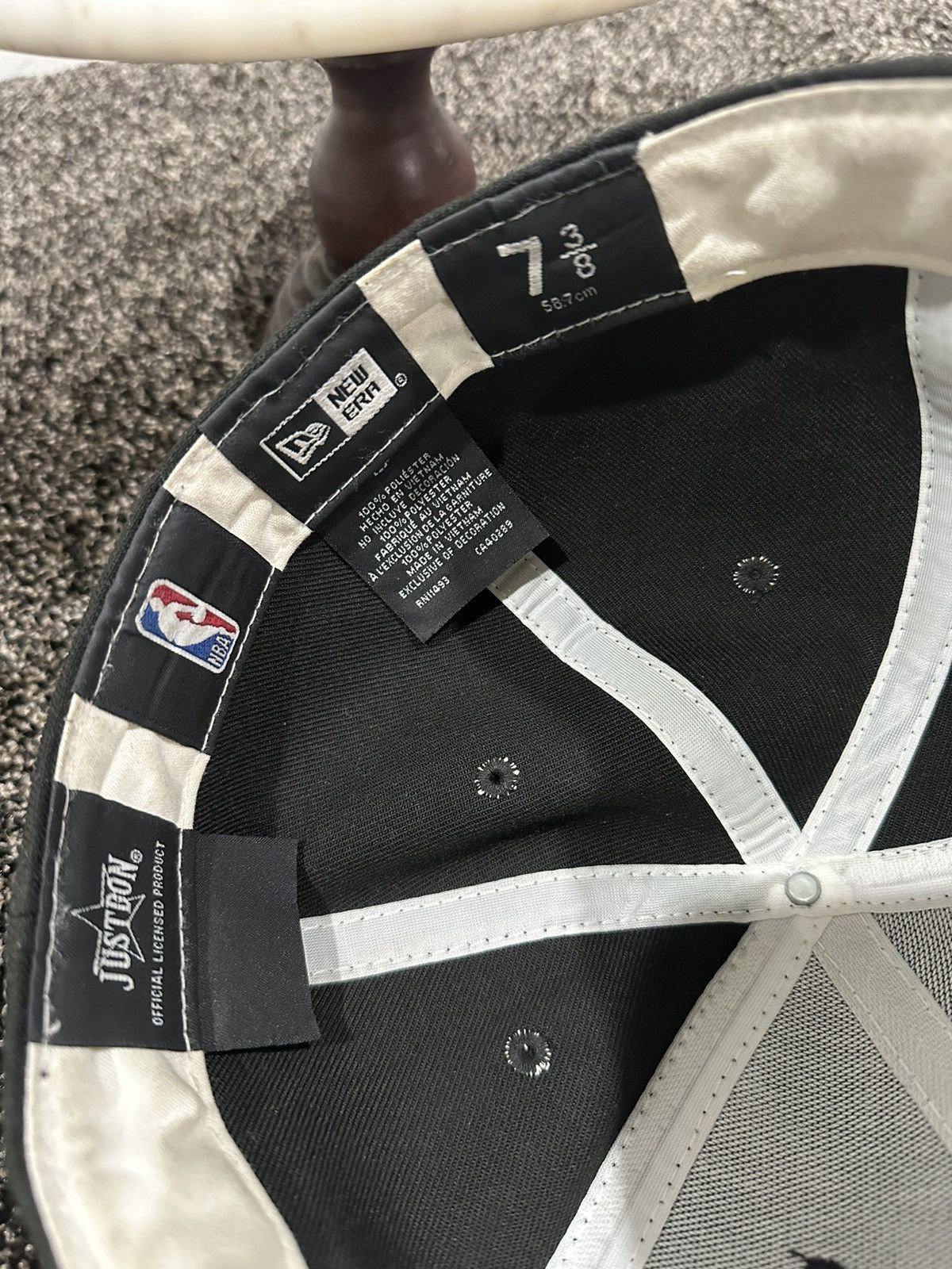 Just Don Just Don x New Era NBA Toronto Raptors Black Fitted Hat Size ONE SIZE - 10 Thumbnail