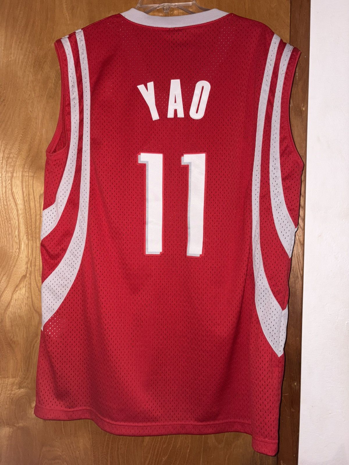 Nike Vintage Nike Yao Ming Houston Rockets Jersey Size US L / EU 52-54 / 3 - 3 Thumbnail
