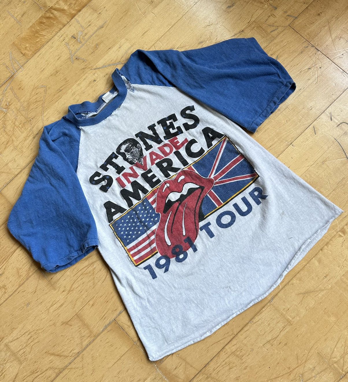 Band Tees × Vintage 1981 Rolling Stones “Tattoo You” Tour T-Shirt Size US S / EU 44-46 / 1 - 1 Thumbnail