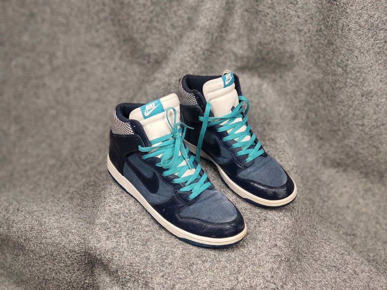 Nike Nike Dunk High Jd Sports combined fabric Vintage Sneakers Size US 11 / EU 44 - 14 Thumbnail
