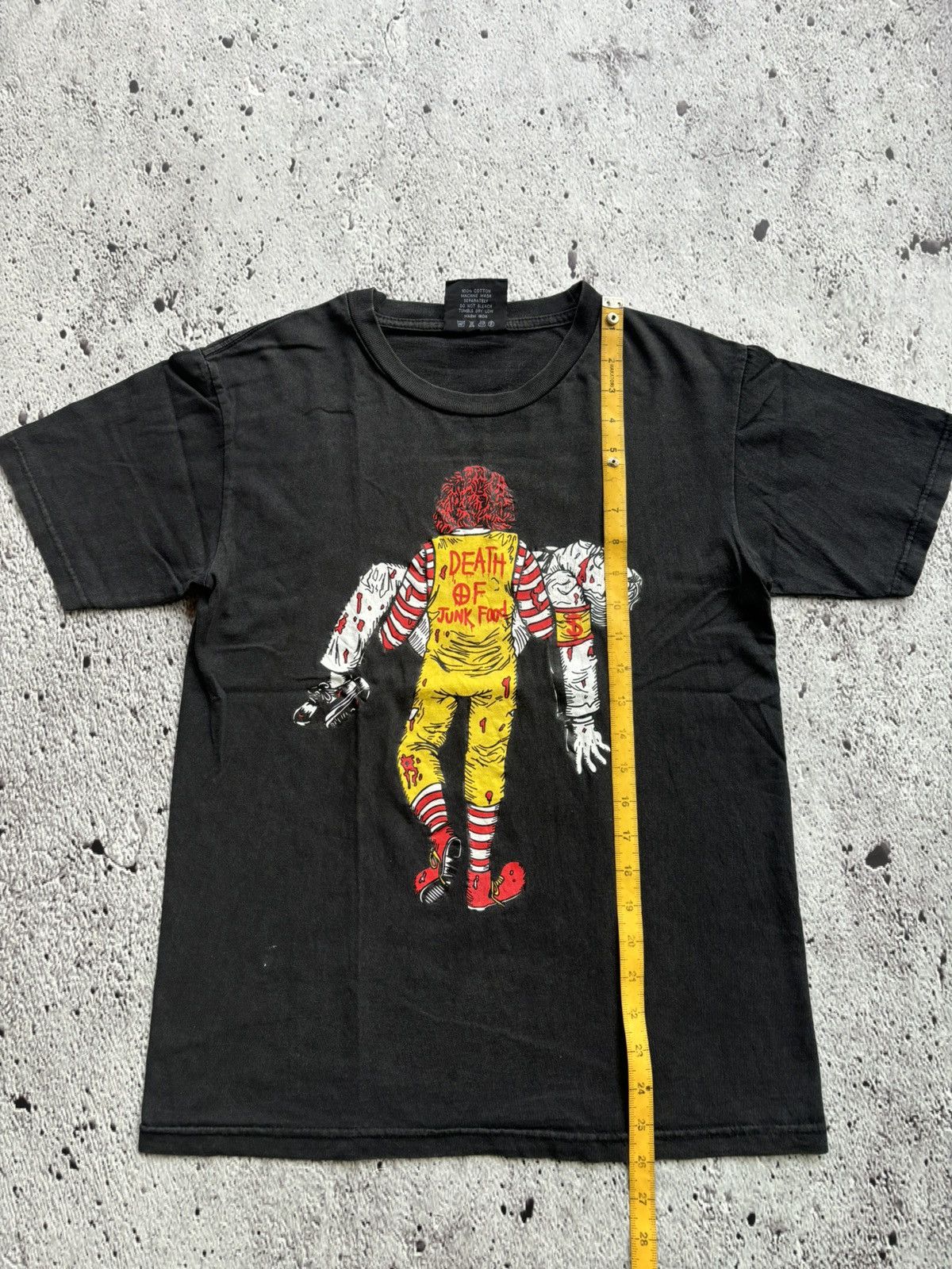 Band Tees Vintage Death of junk food Punk style Tshirt Size US M / EU 48-50 / 2 - 9 Thumbnail