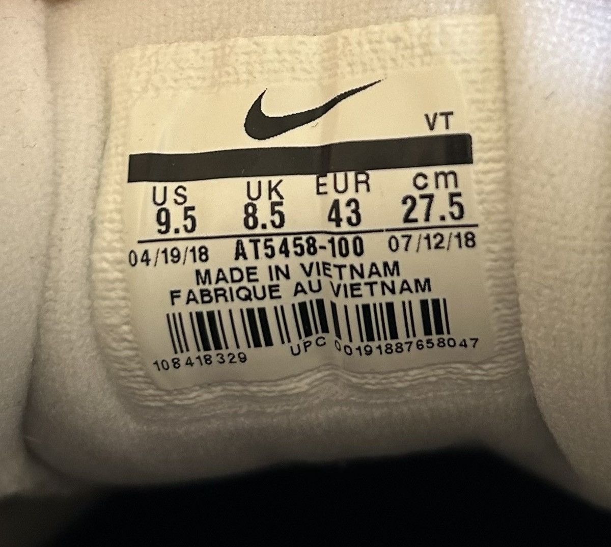 Nike Nike Air Max 97 (2018) Silver White (AT5458-100)! Size US 9.5 / EU 42-43 - 6 Thumbnail