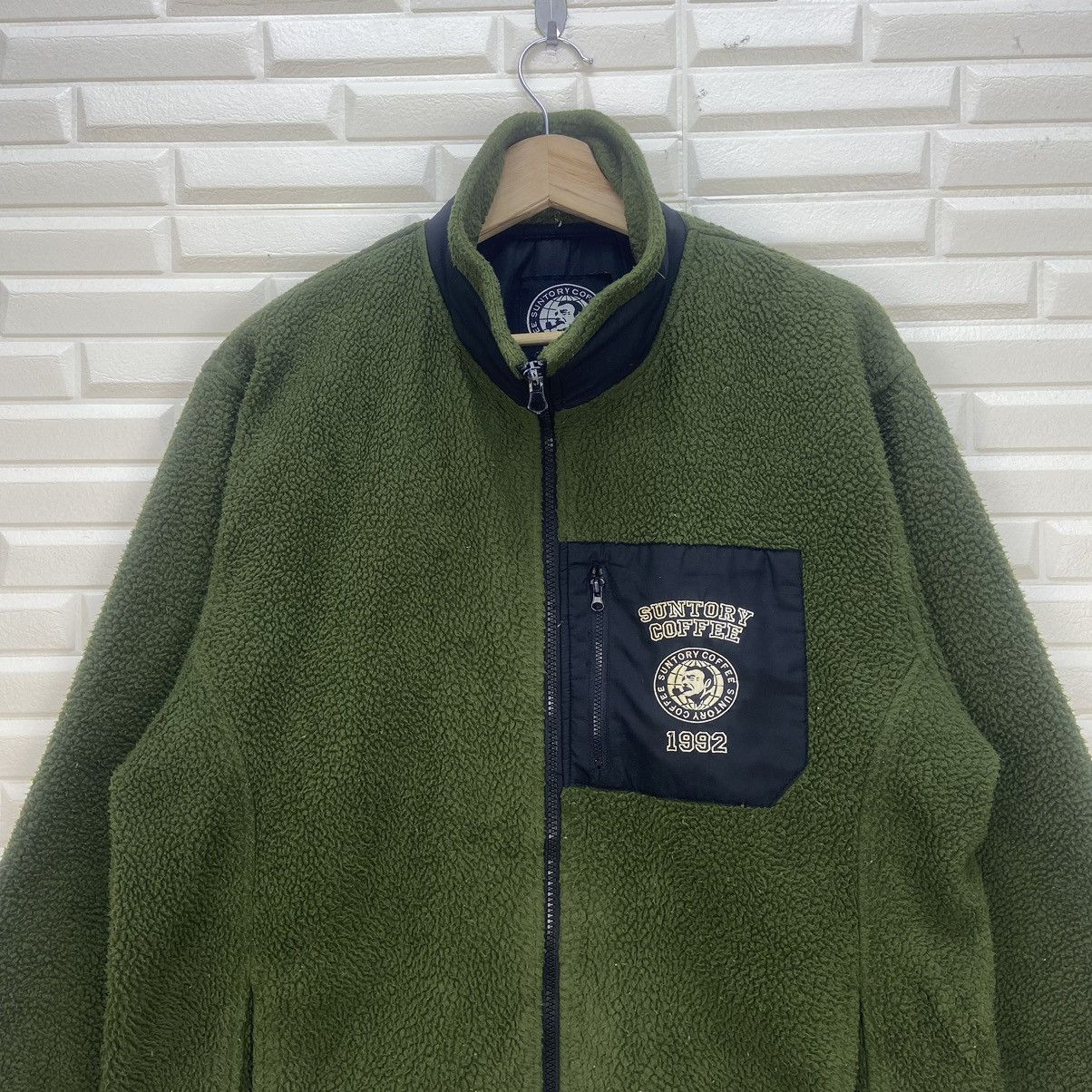 Japanese Brand Suntory Coffee Fleece Sherpa Jacket Size US M / EU 48-50 / 2 - 5 Thumbnail