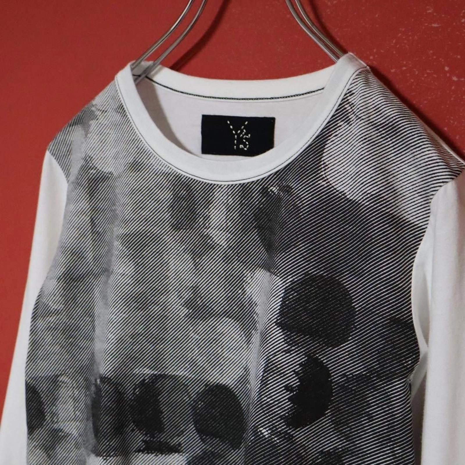 Y's Y's - Long Sleeve Abstract Patterned Top Size US M / EU 48-50 / 2 - 2 Thumbnail