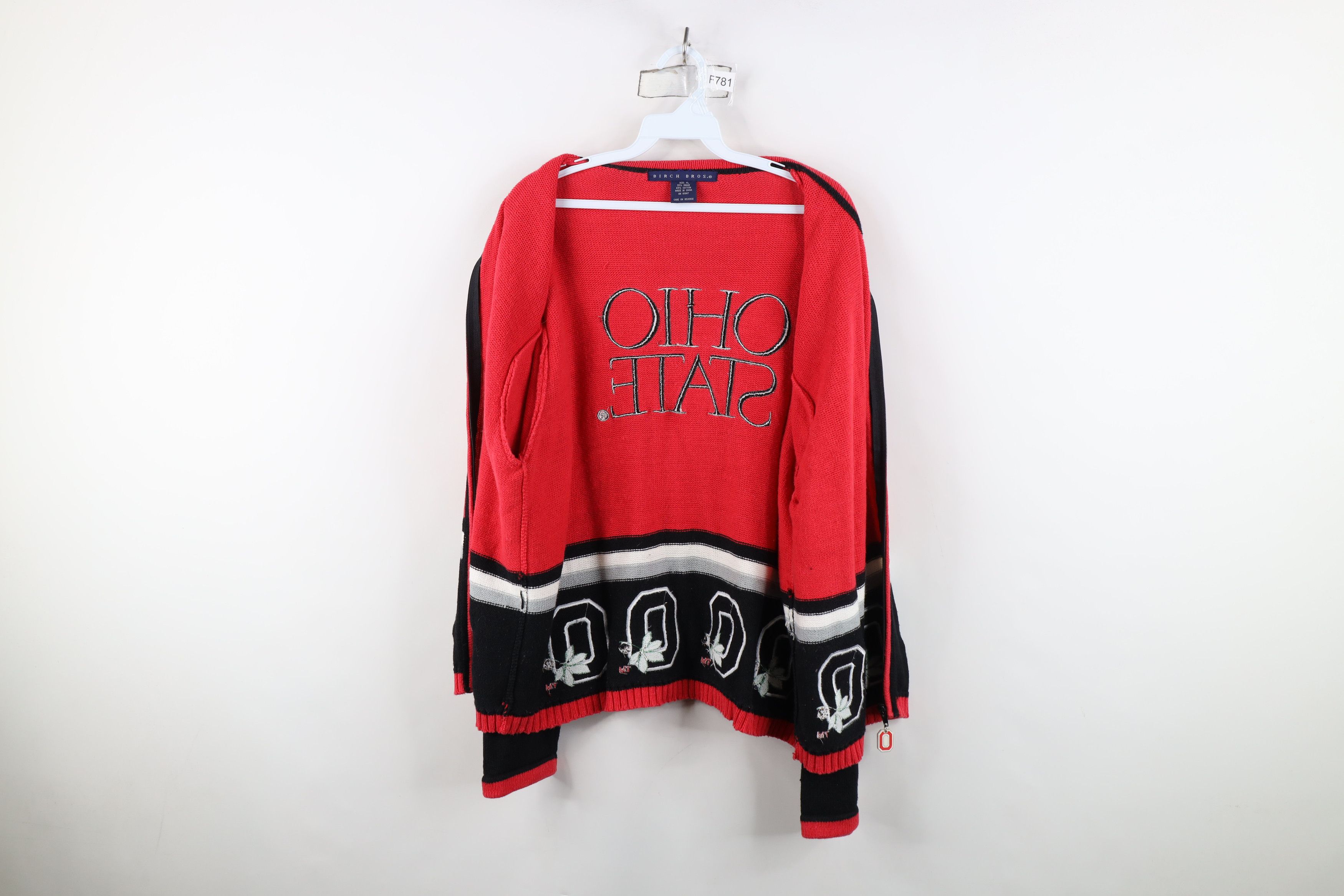 Vintage Vintage 90s Ohio State University Football Knit Sweater Size XL / US 12-14 / IT 48-50 - 10 Thumbnail