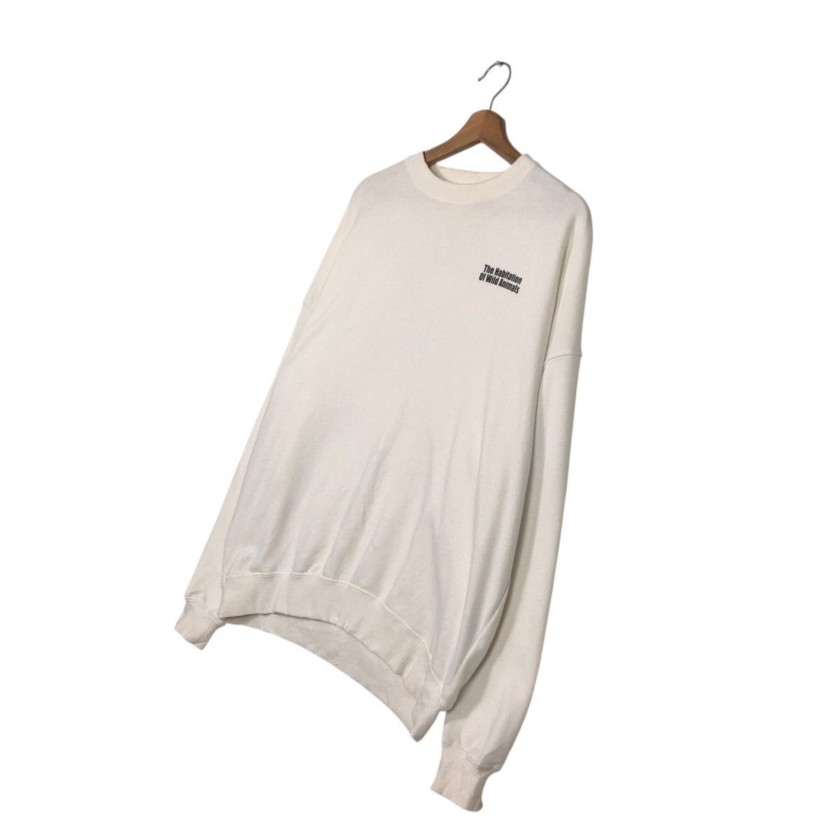 Japanese Brand 📌Vintage Sweatshirt Wego Full Print Habitat Big Logo Design Size US L / EU 52-54 / 3 - 3 Thumbnail