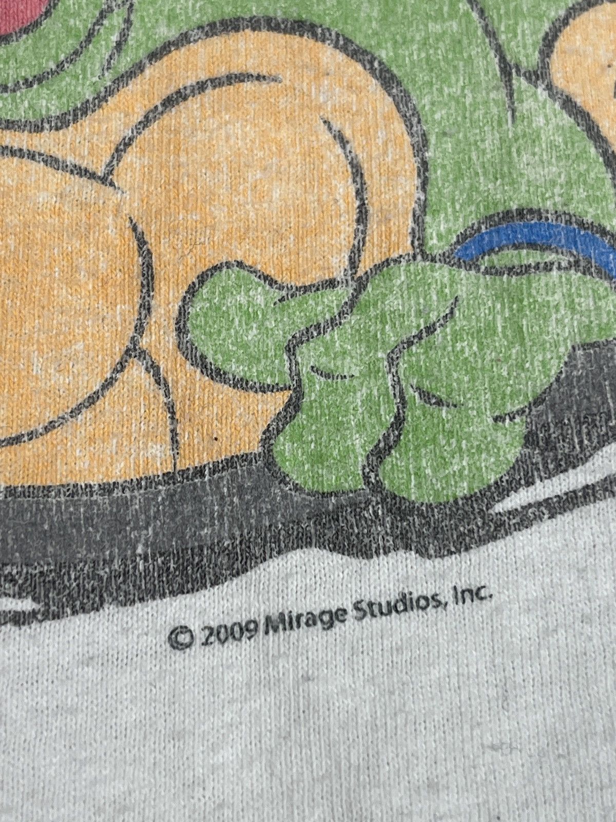 Cartoon Network × Disney Y2K MUTANT NINJA TURTLES RARE 2009 CARTOON FADED TEE - № 04 Size US L / EU 52-54 / 3 - 4 Thumbnail