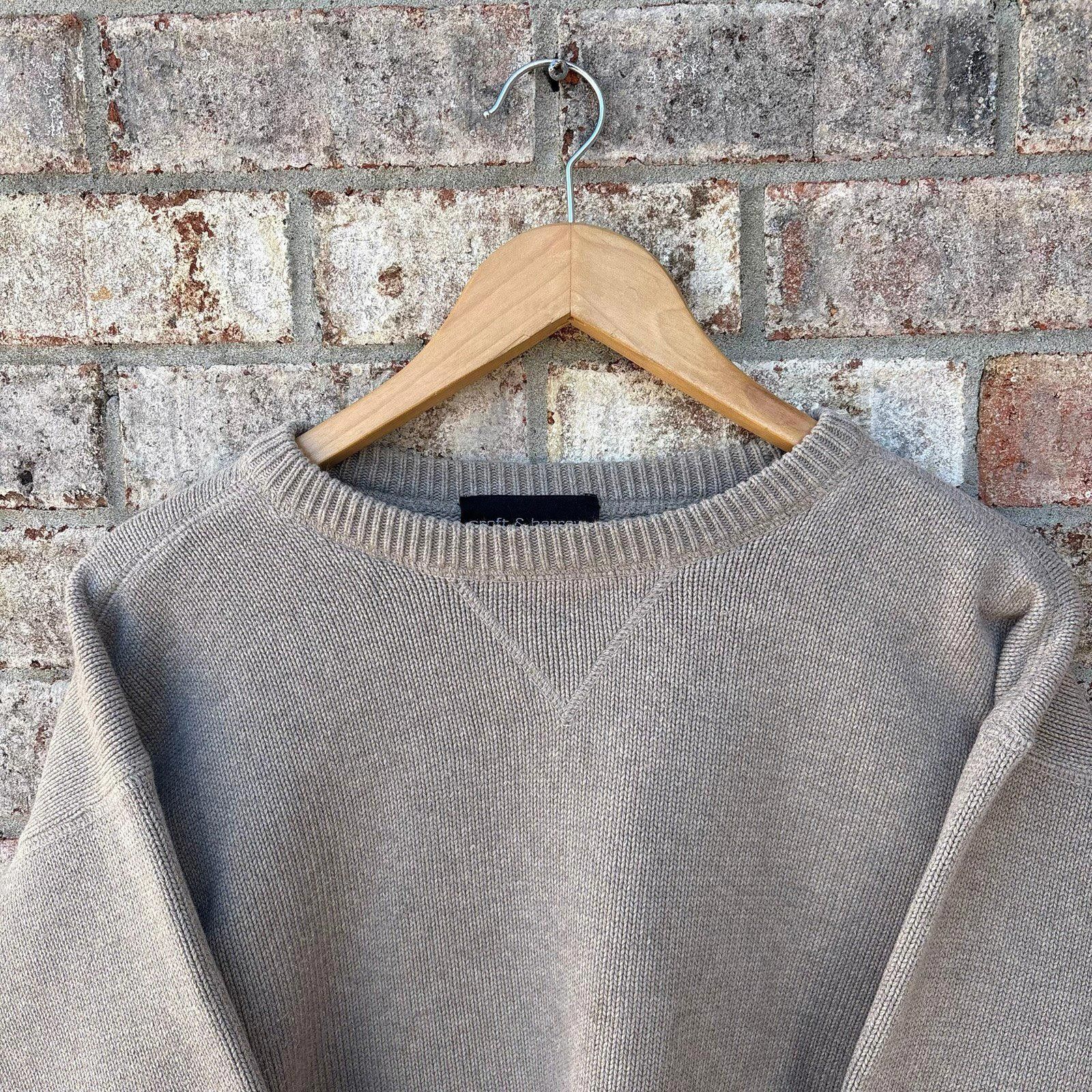 Croft & Barrow Vintage Light brown Knit sweater Size US XL / EU 56 / 4 - 3 Thumbnail