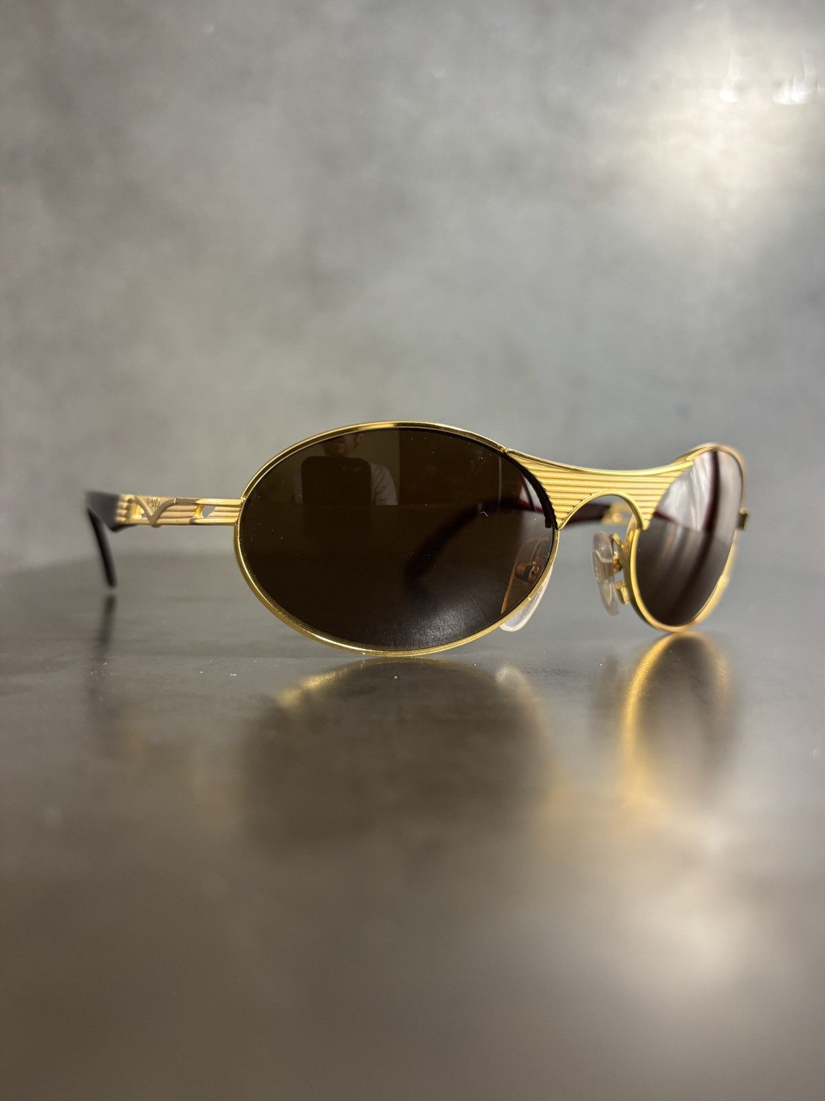 Vintage 2 Pairs of 1990s Vintage Sunglasses Floyd JPG Metal Chrome Size ONE SIZE - 16 Thumbnail