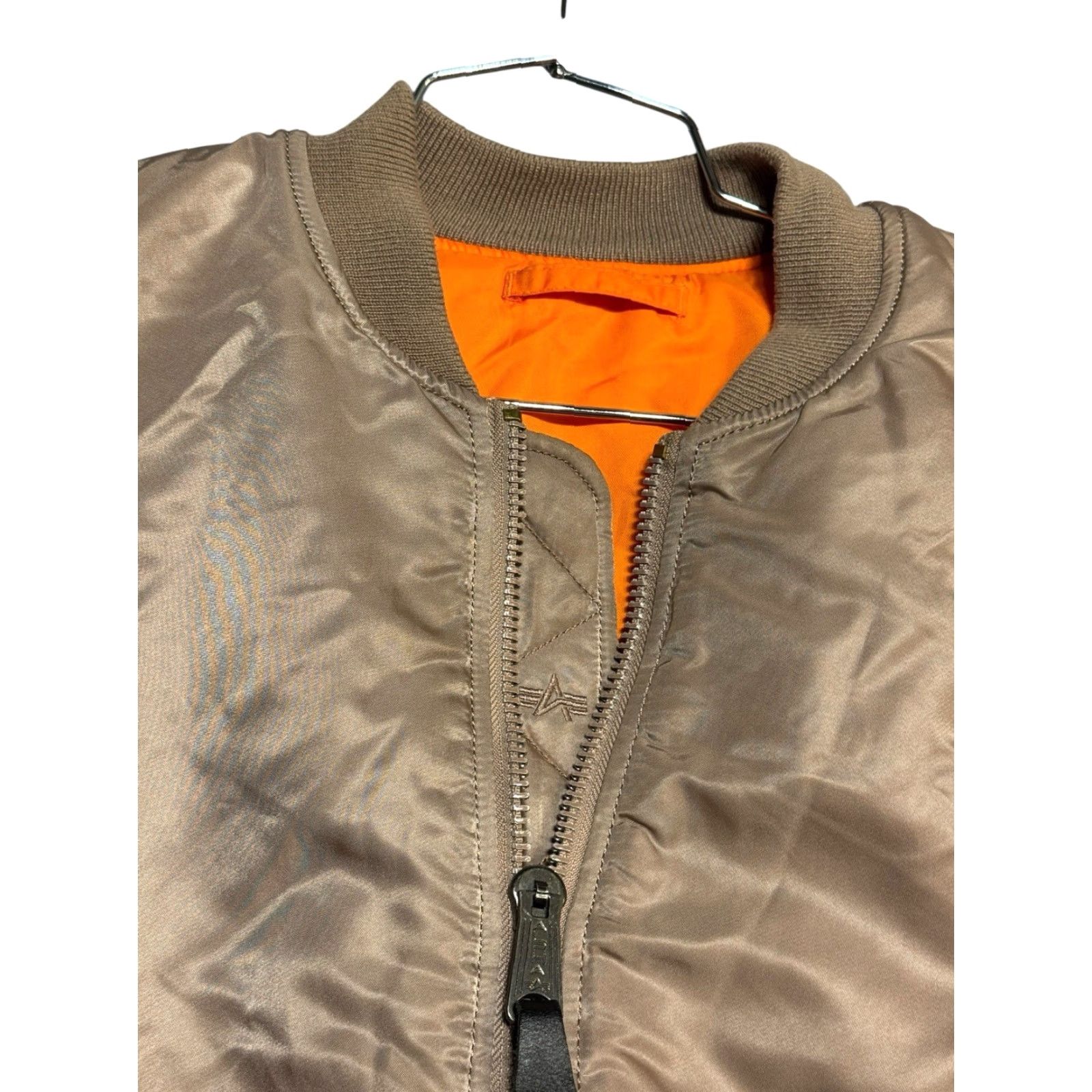 Alpha Industries VINTAGE Alpha Industries Bomber Jacket XS Brown Zip Reversible Insulated Size US XS / EU 42 / 0 - 3 Thumbnail