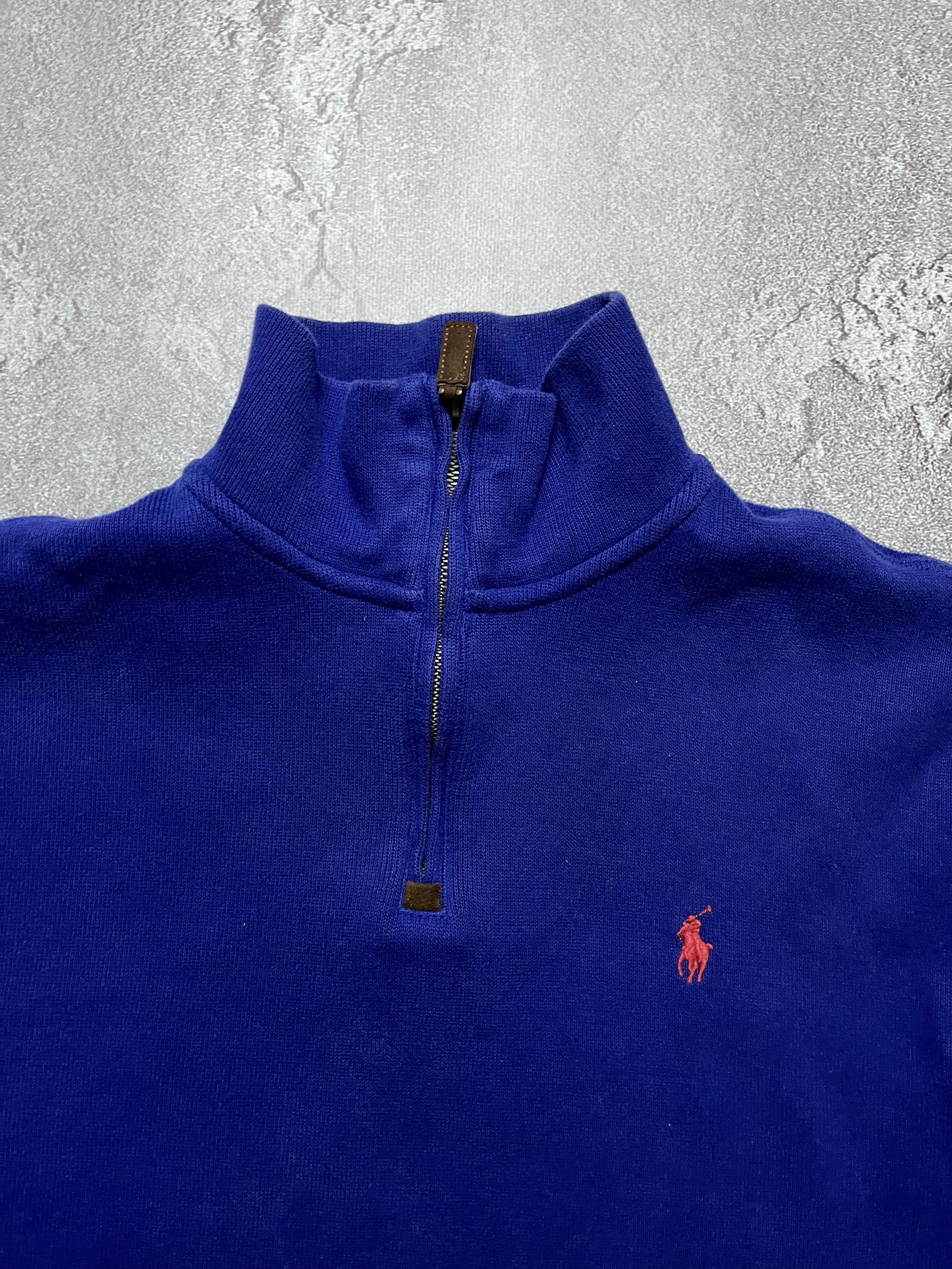 Polo Ralph Lauren Vintage Sweatshirt 1/4 Zip Polo Ralph Lauren Big Pony Mens M Size US M / EU 48-50 / 2 - 4 Thumbnail