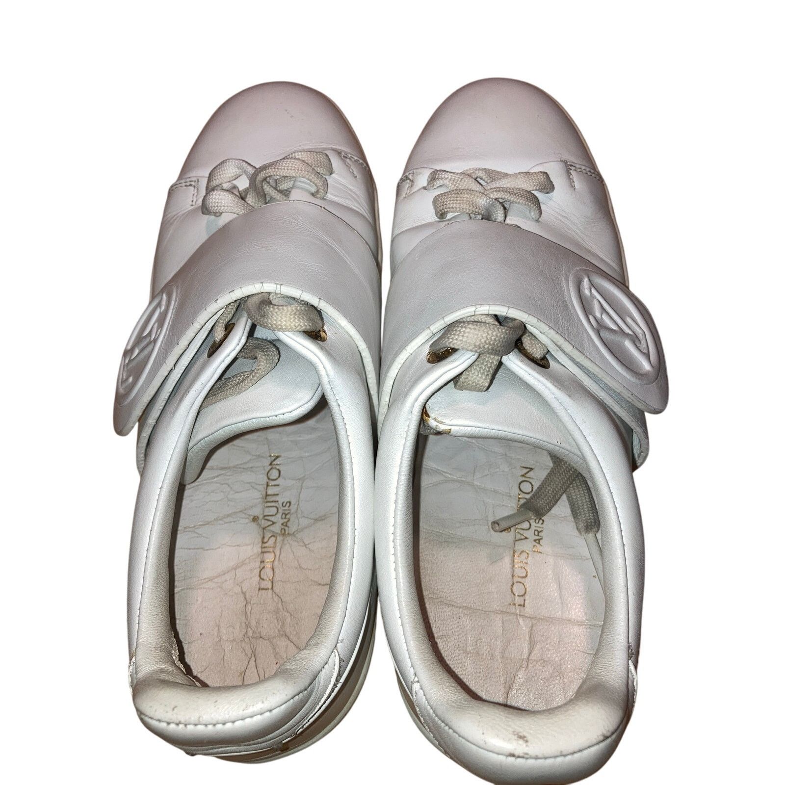 Louis Vuitton White Louis Vuitton Frontrow Sneakers Women's US 6 EU 36.5 Size US 6 / IT 36 - 7 Thumbnail