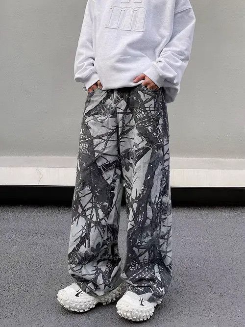Japanese Brand Hiroko x Jinno Camouflage High Street Vintage Casual Pants Size US 33 - 1 Thumbnail
