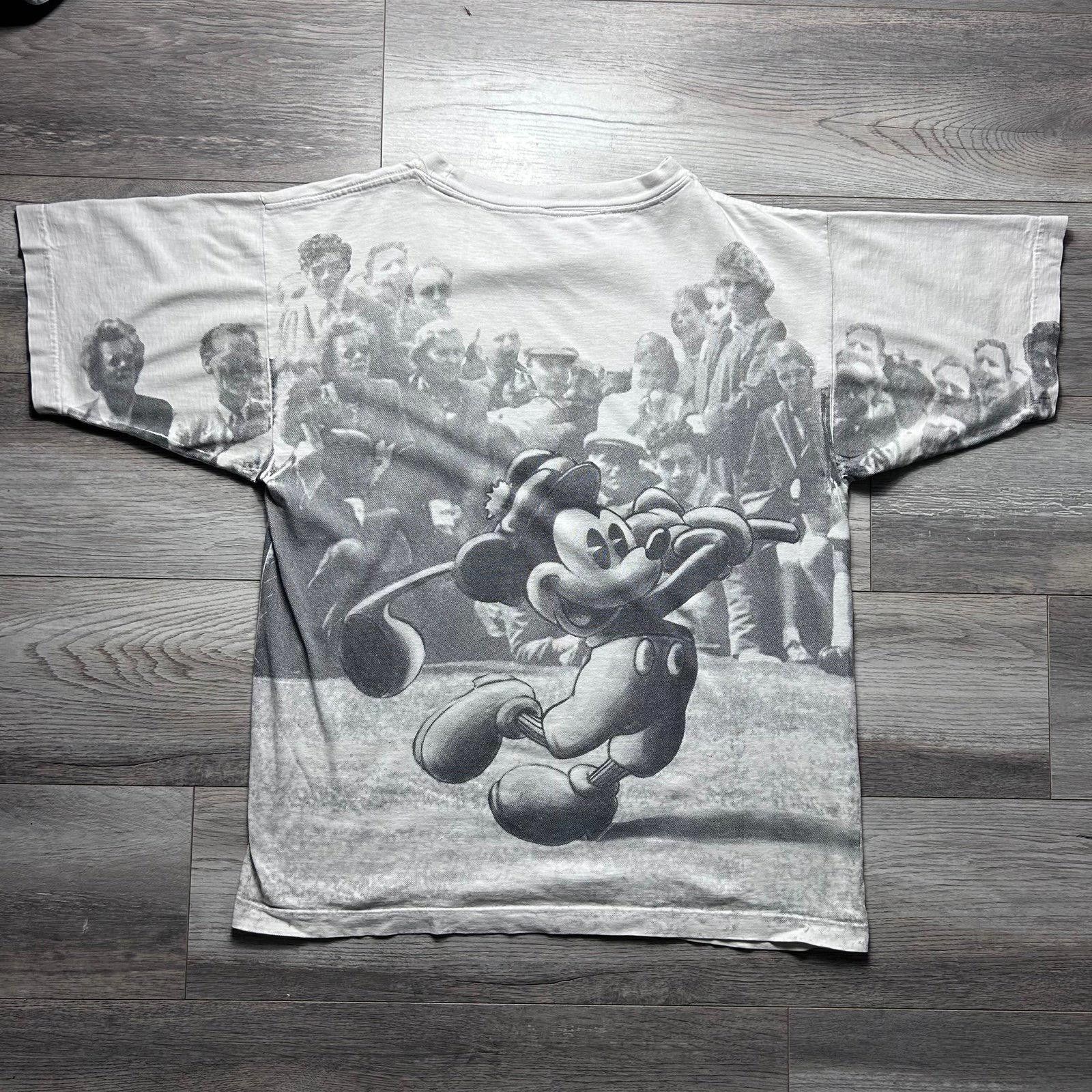 Disney Vintage Mickey Mouse Jerry Leigh Tee AOP All Over Print XL Size US XL / EU 56 / 4 - 7 Thumbnail
