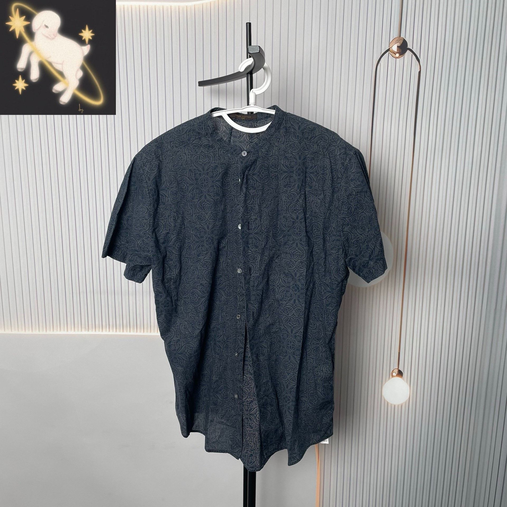 Louis Vuitton Louis Vuitton Blue Shirt M Men Size US M / EU 48-50 / 2 - 1 Thumbnail