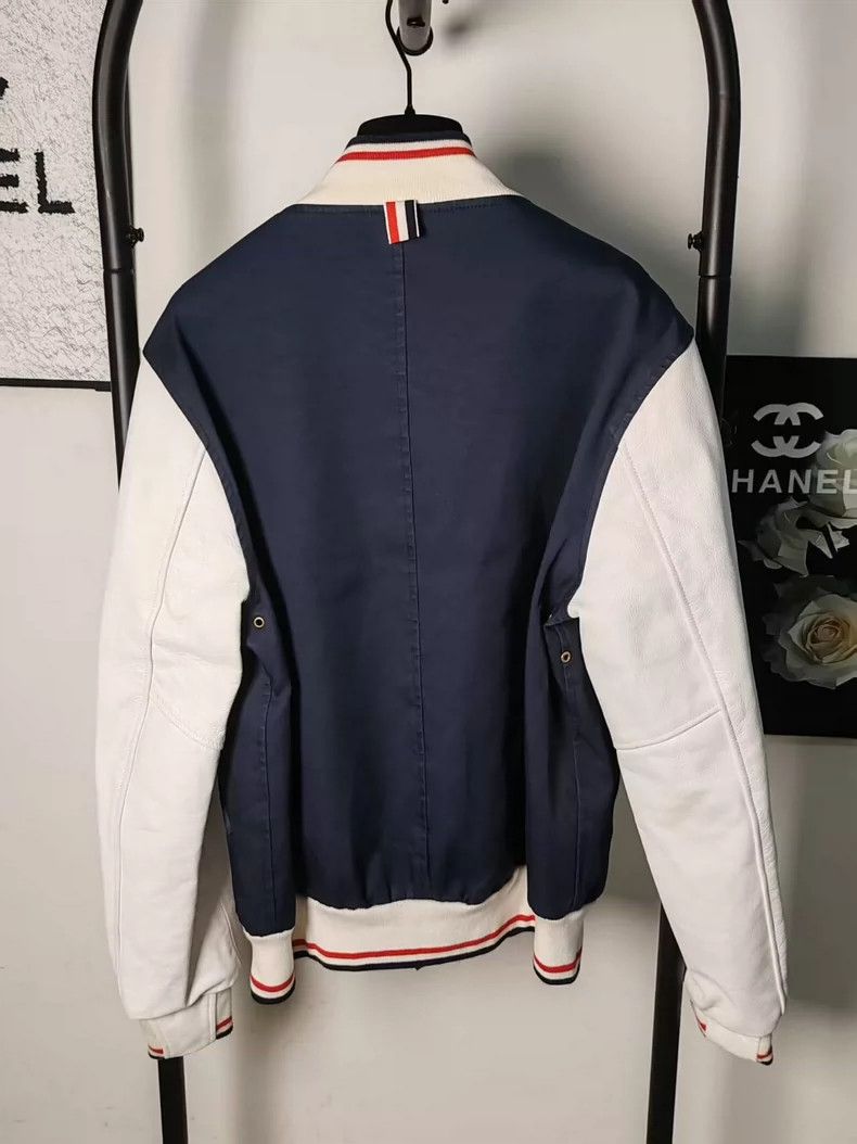 Thom Browne Thom Browne Puzzle baseball jacket Size US L / EU 52-54 / 3 - 2 Thumbnail