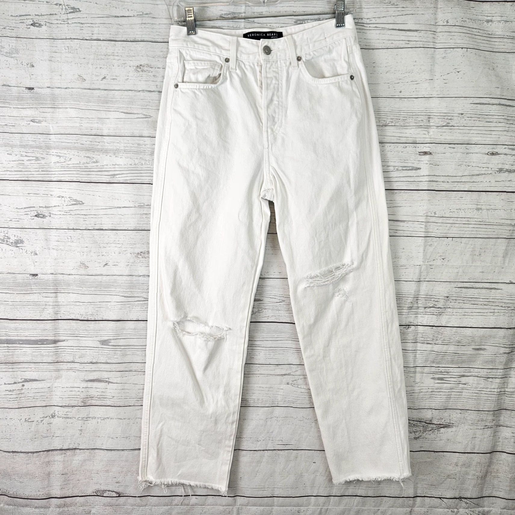 Veronica Beard **Veronica Beard Women's Size 27 White Crop Jean** User: **Veronica Beard Women's White Size 27 Crop Jean** Size 27" / US 4 / IT 40 - 2 Thumbnail