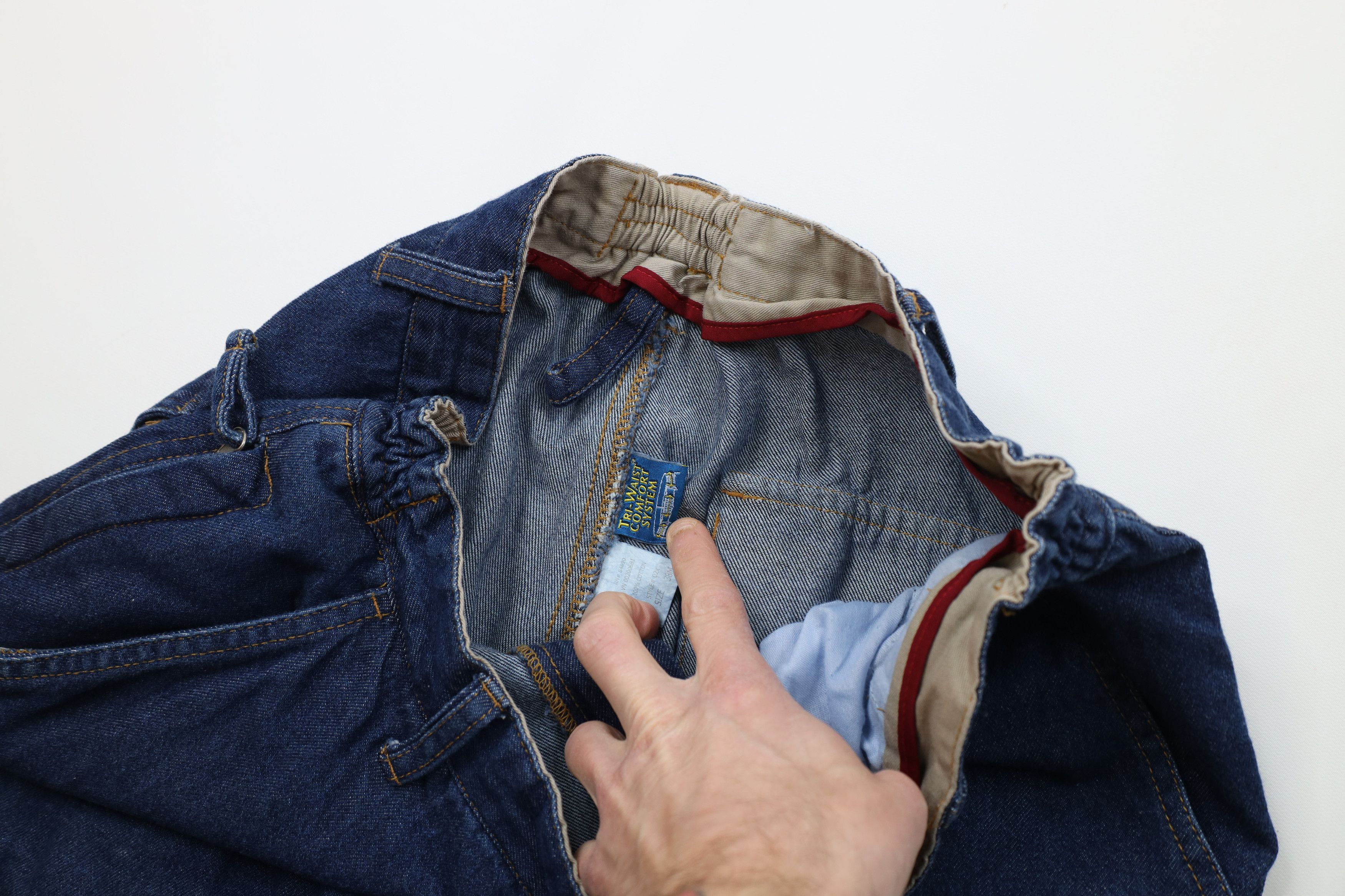 Vintage Vintage 90s Y2K Streetwear Baggy Wide Leg Cargo Denim Jeans Size US 38 / EU 54 - 9 Thumbnail