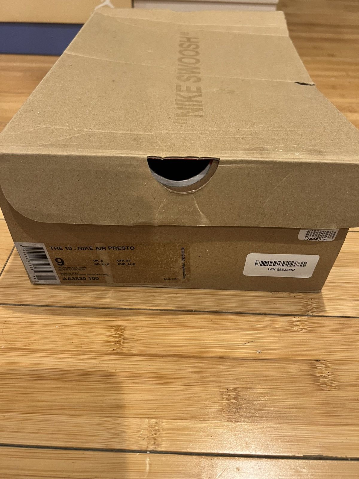Nike × Off-White Nike Off White Presto The Ten White Size US 9 / EU 42 - 8 Thumbnail